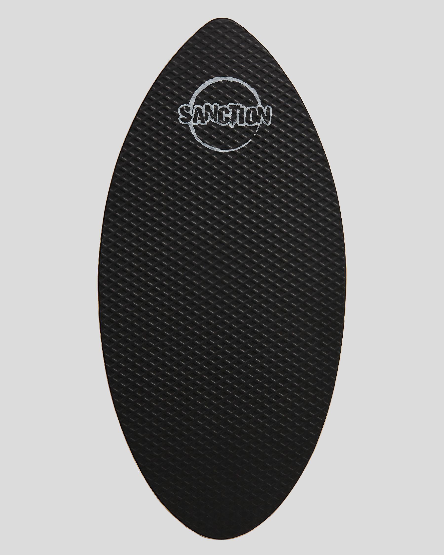 Shop Sanction Tornado 2021 41" Eva Skimboard In Black Fast Shipping