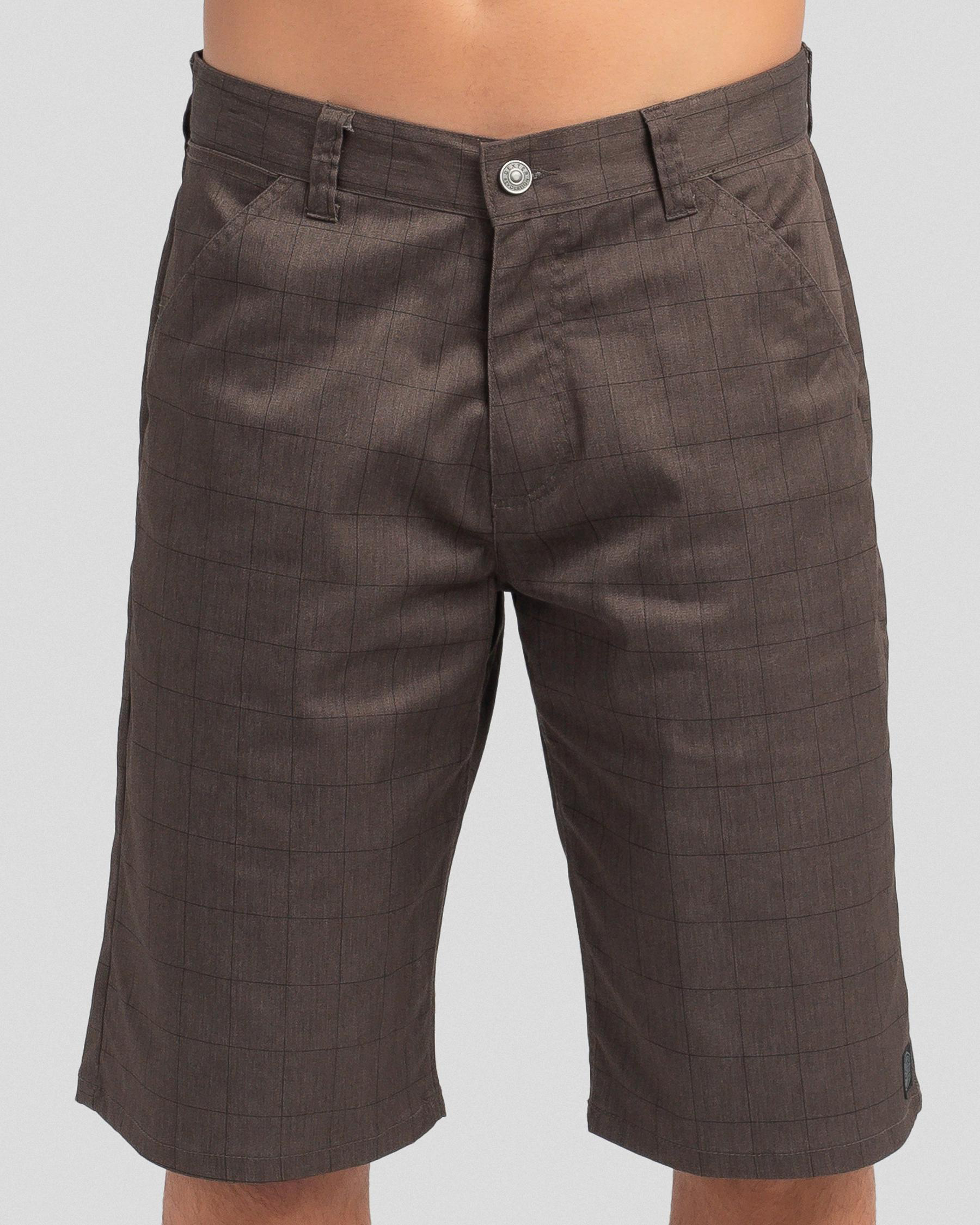 Dexter Channel Walk Shorts In Char 