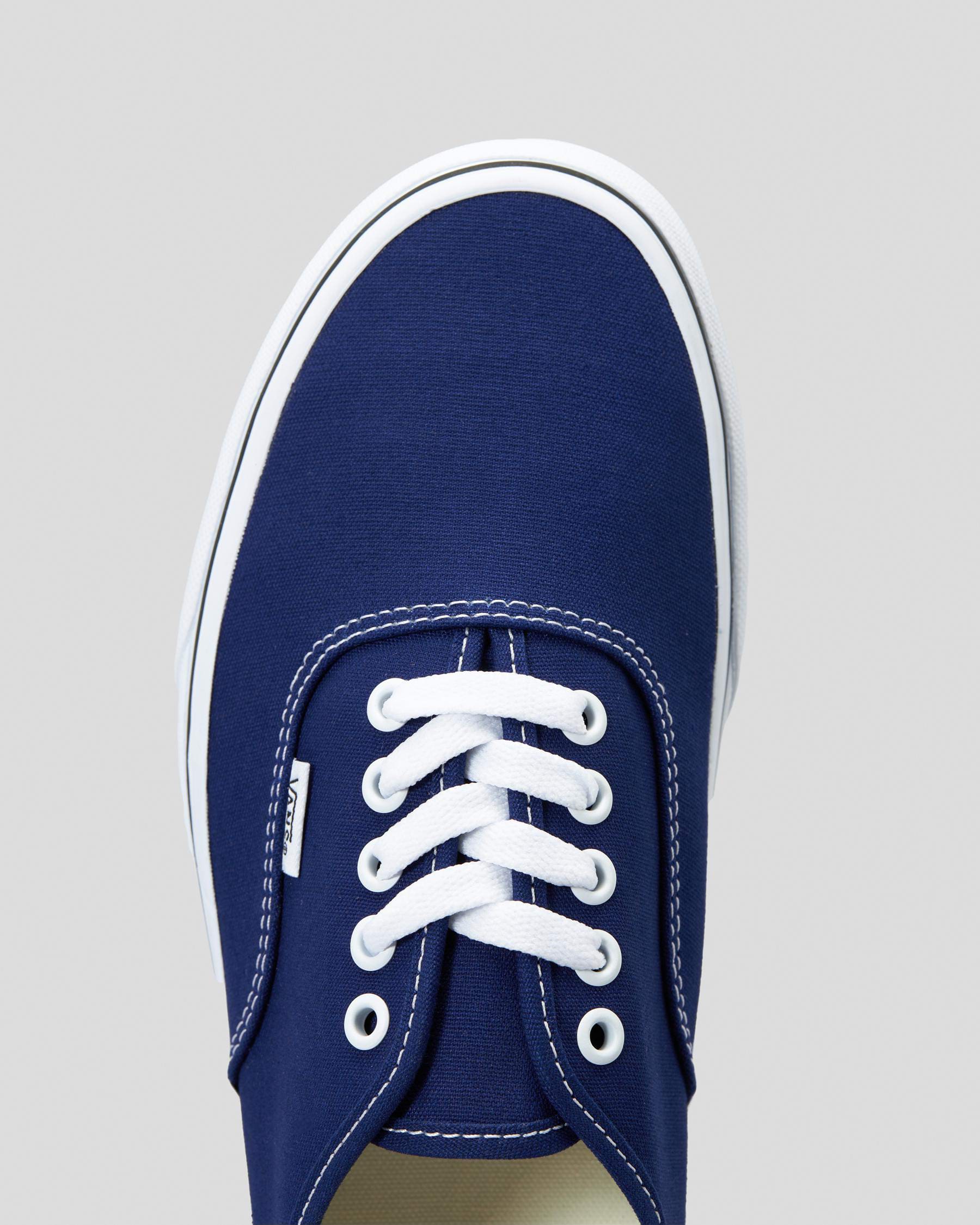 Shop Vans Authentic Shoes In Color Theory Beacon Blue - Fast Shipping ...