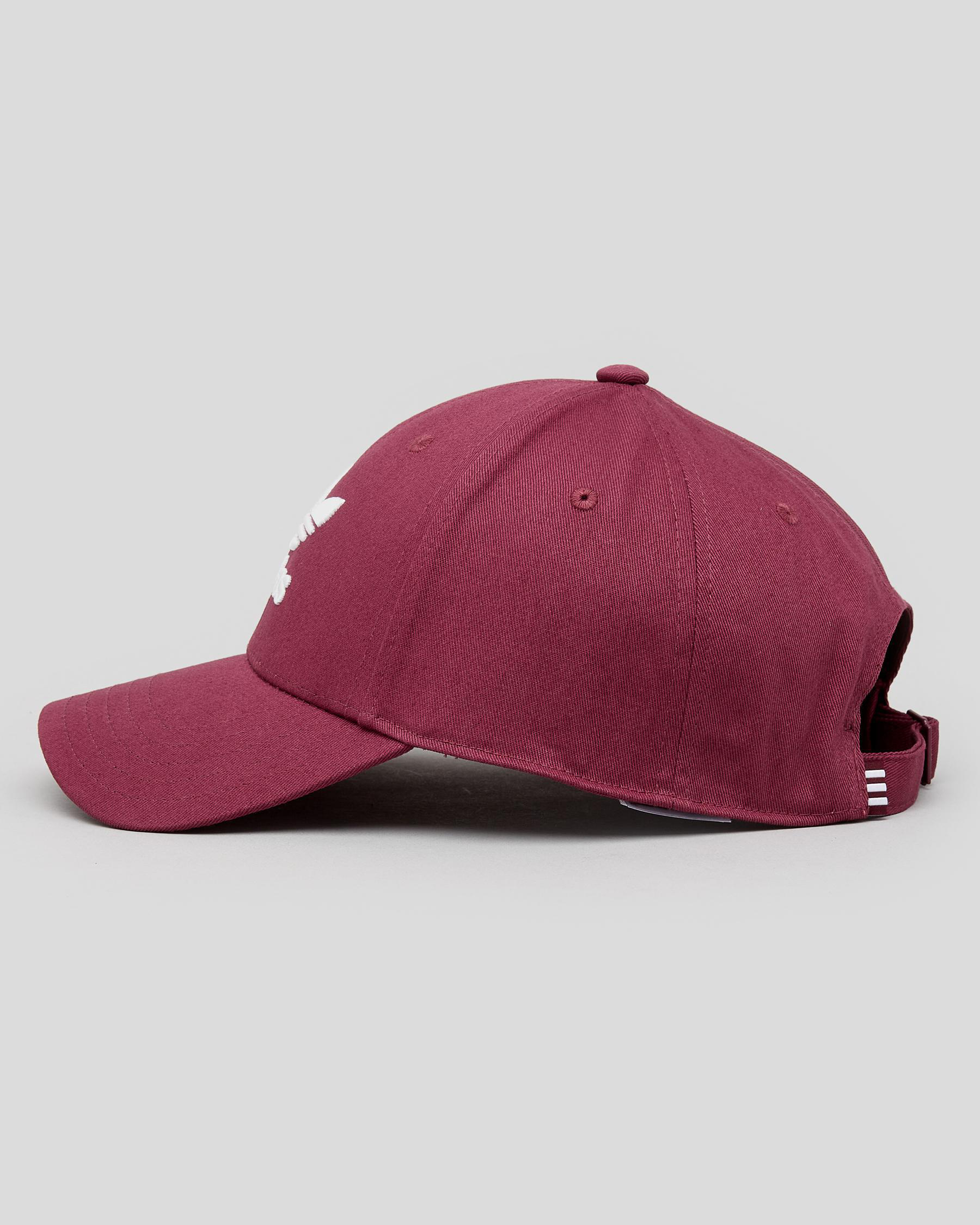 Shop adidas Baseball Classic Trefoil Cap In Victory Crimson - Fast ...