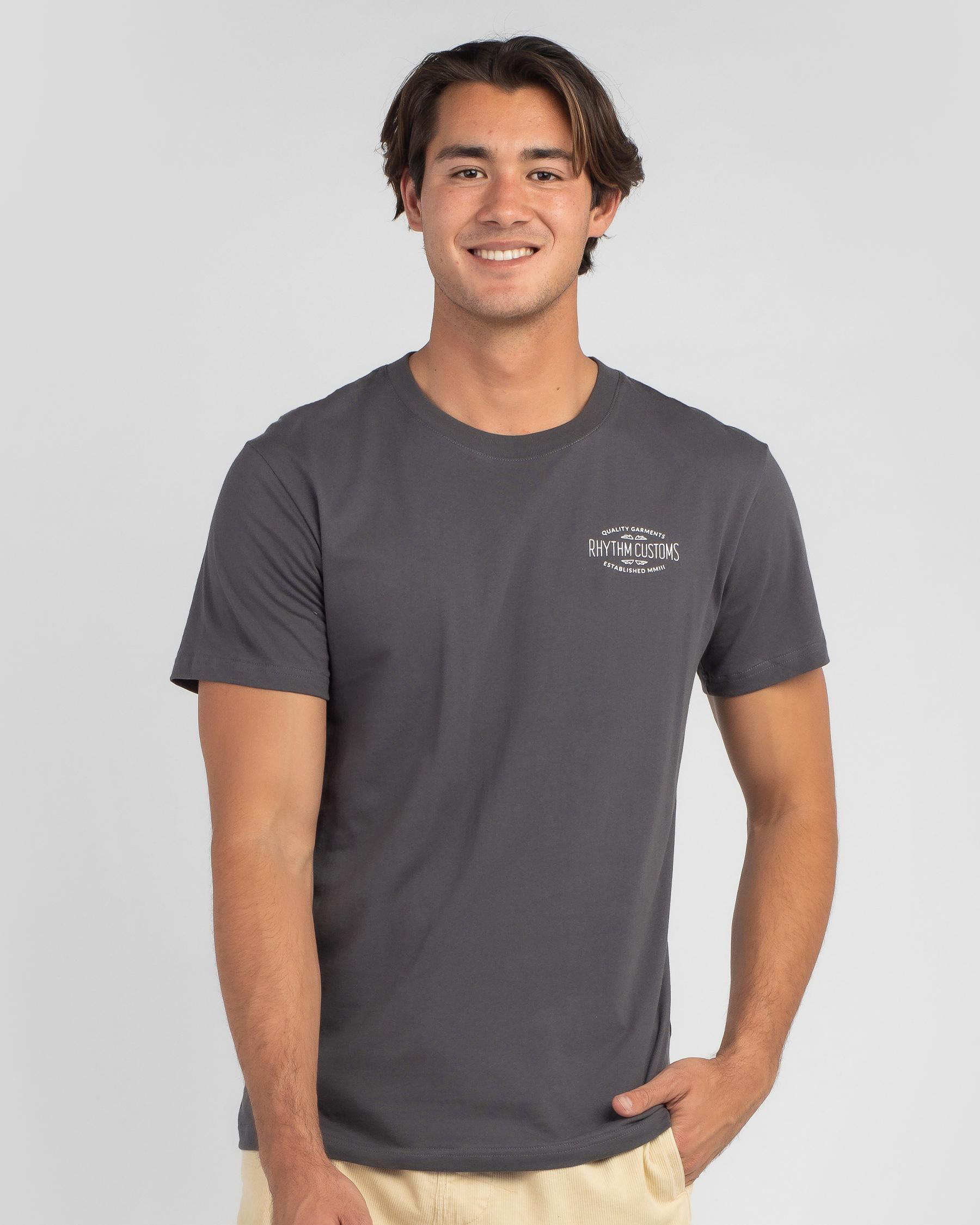 Shop Rhythm Custom T-Shirt In Black - Fast Shipping & Easy Returns ...