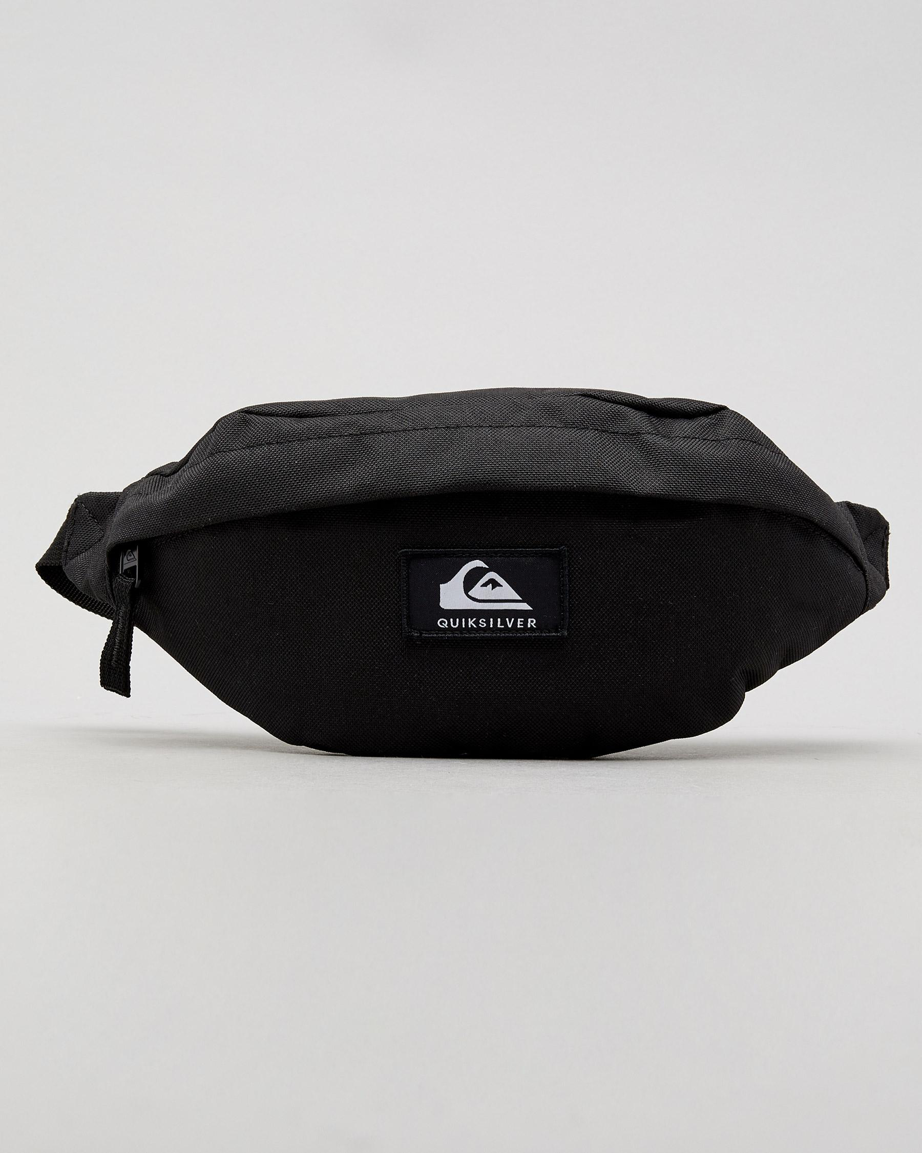 Quiksilver Pubjug Waist Bag In Black Fast Shipping & Easy Returns