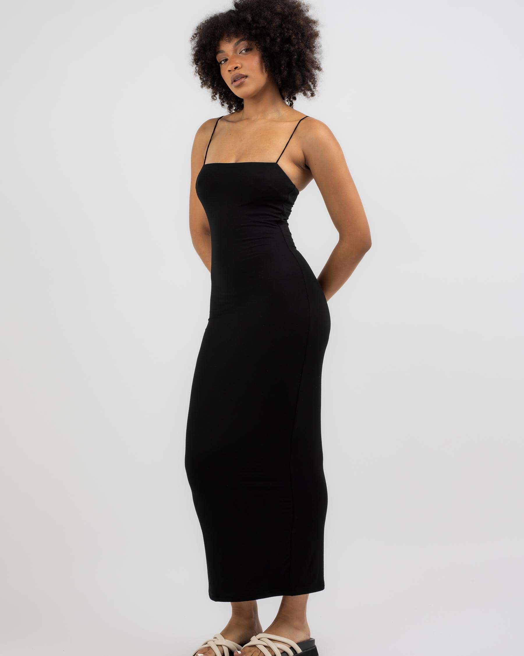Shop Ava And Ever Anna-May Maxi Dress In Black - Fast Shipping & Easy ...