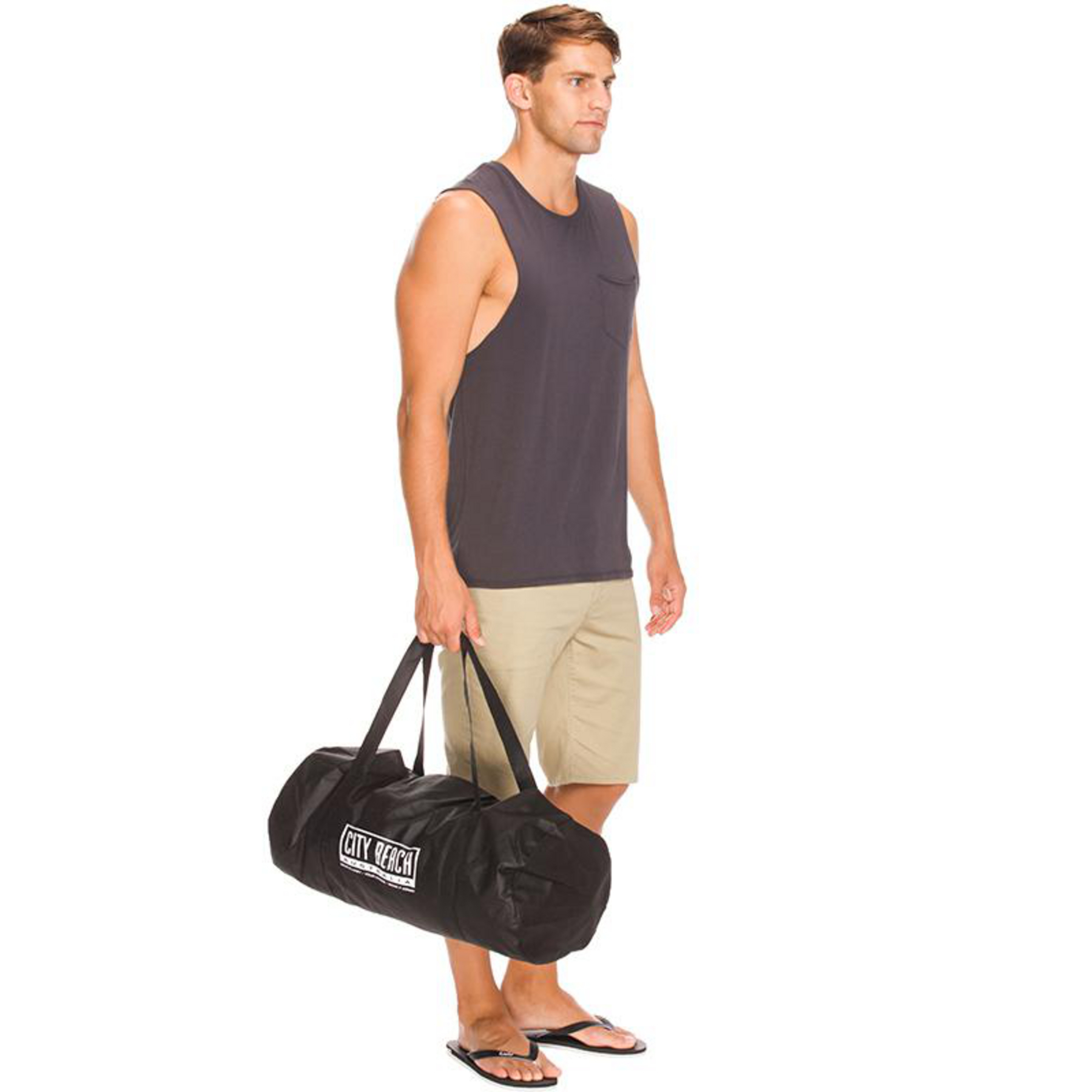 Shop City Beach Beach Duffle Bag In Black Fast Shipping & Easy