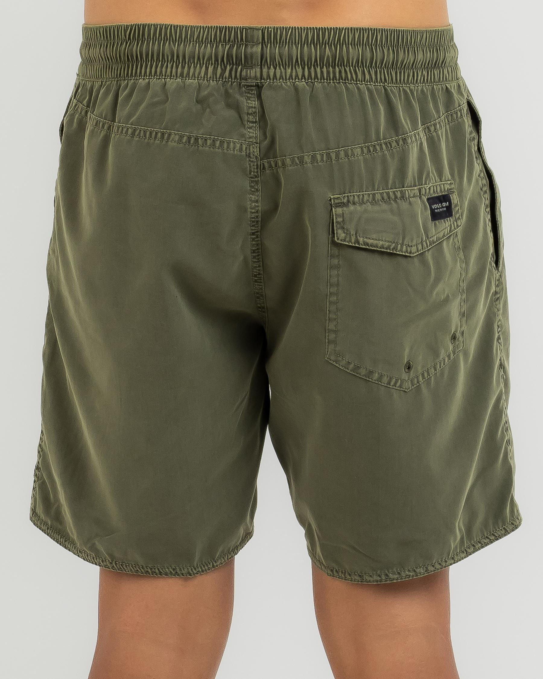 Shop Centre 17" Trunk Board Shorts In Military Fast Shipping