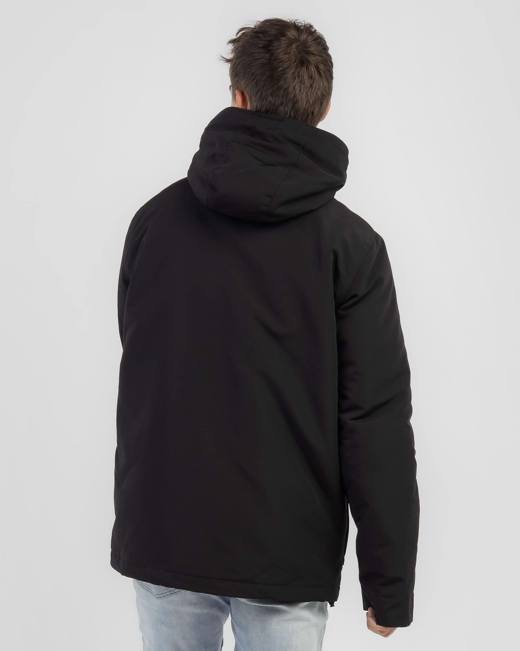 Dexter County Hooded Jacket In Black - Fast Shipping & Easy Returns ...