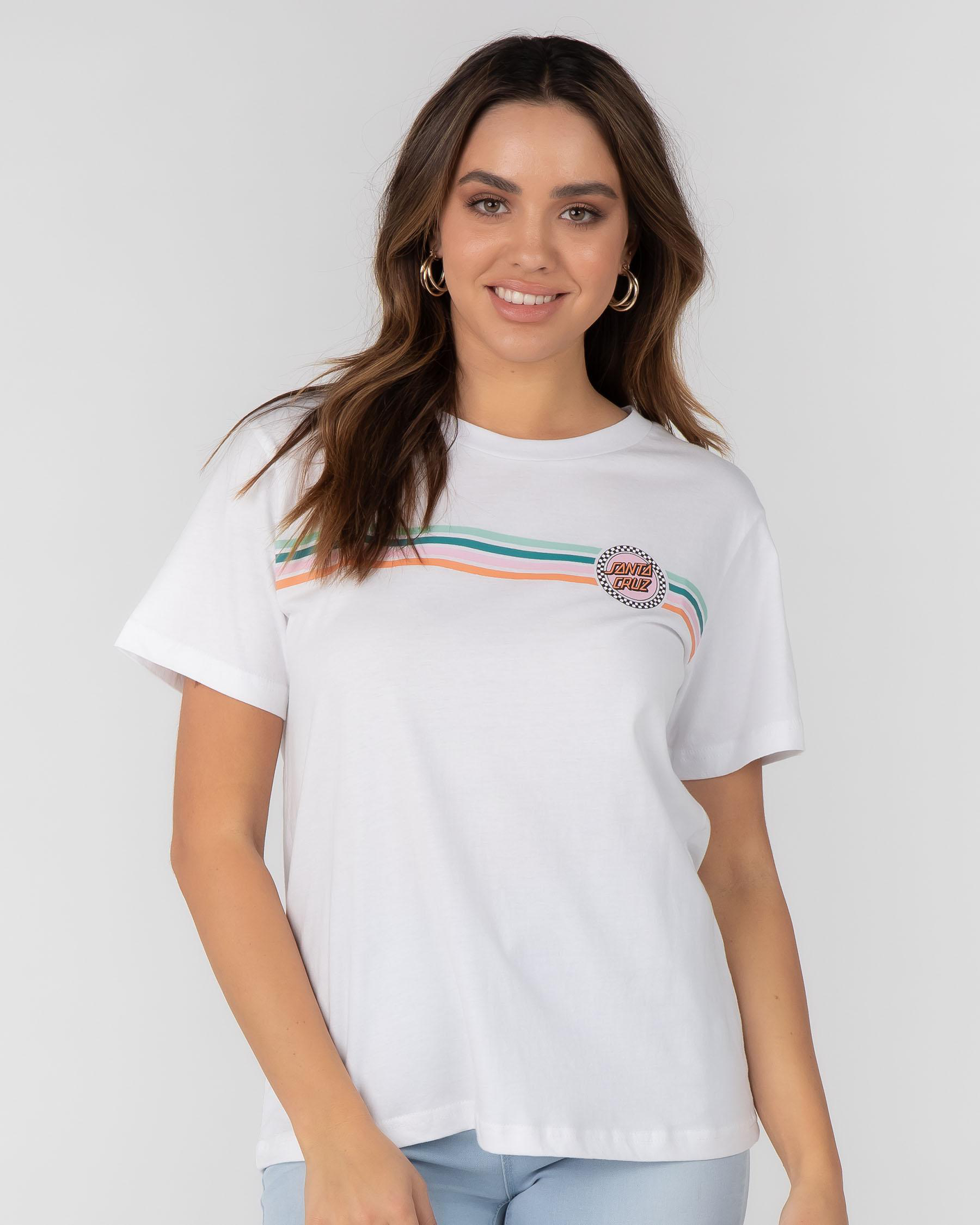 Lock Inbshirt Shop Santa Cruz Locked In T-Shirt In White - Fast Shipping & Easy ...