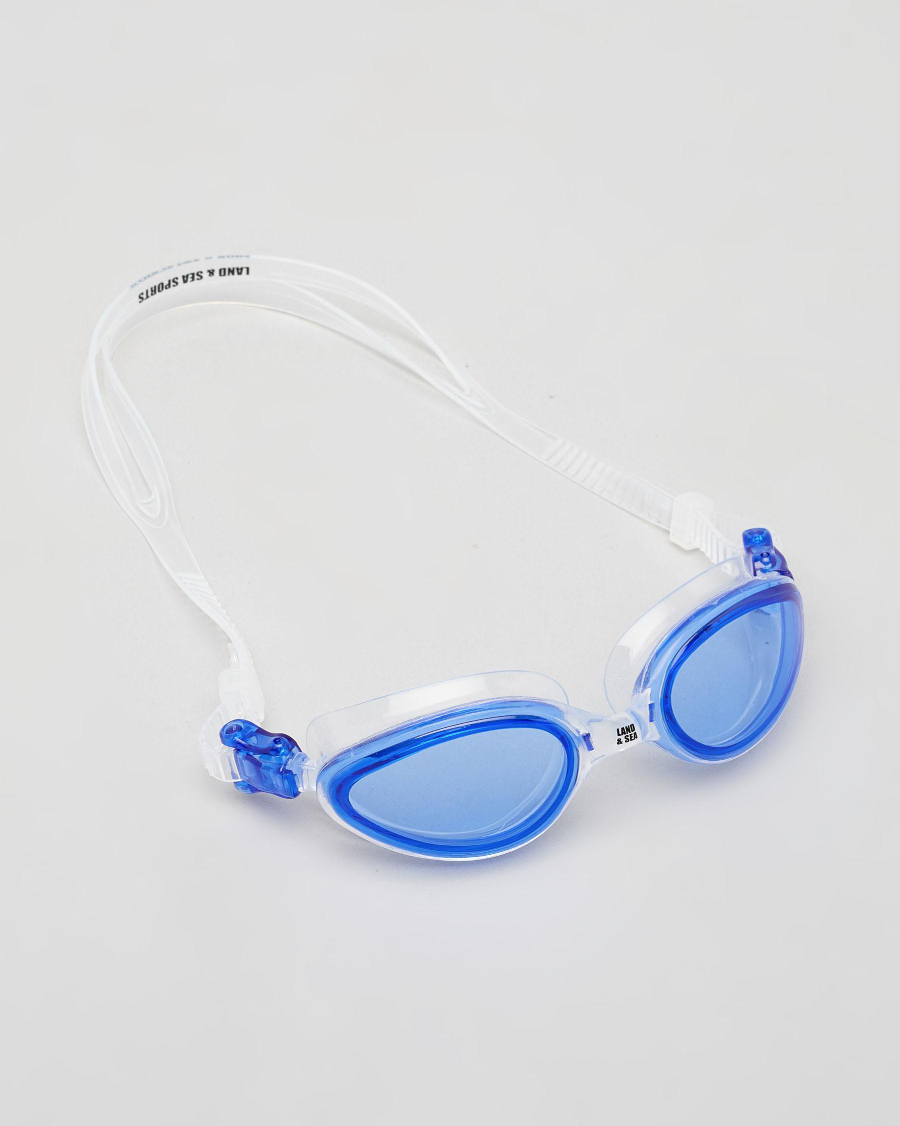 Land & Sea Sports Unifit Silicone Goggles In Blue Fast Shipping