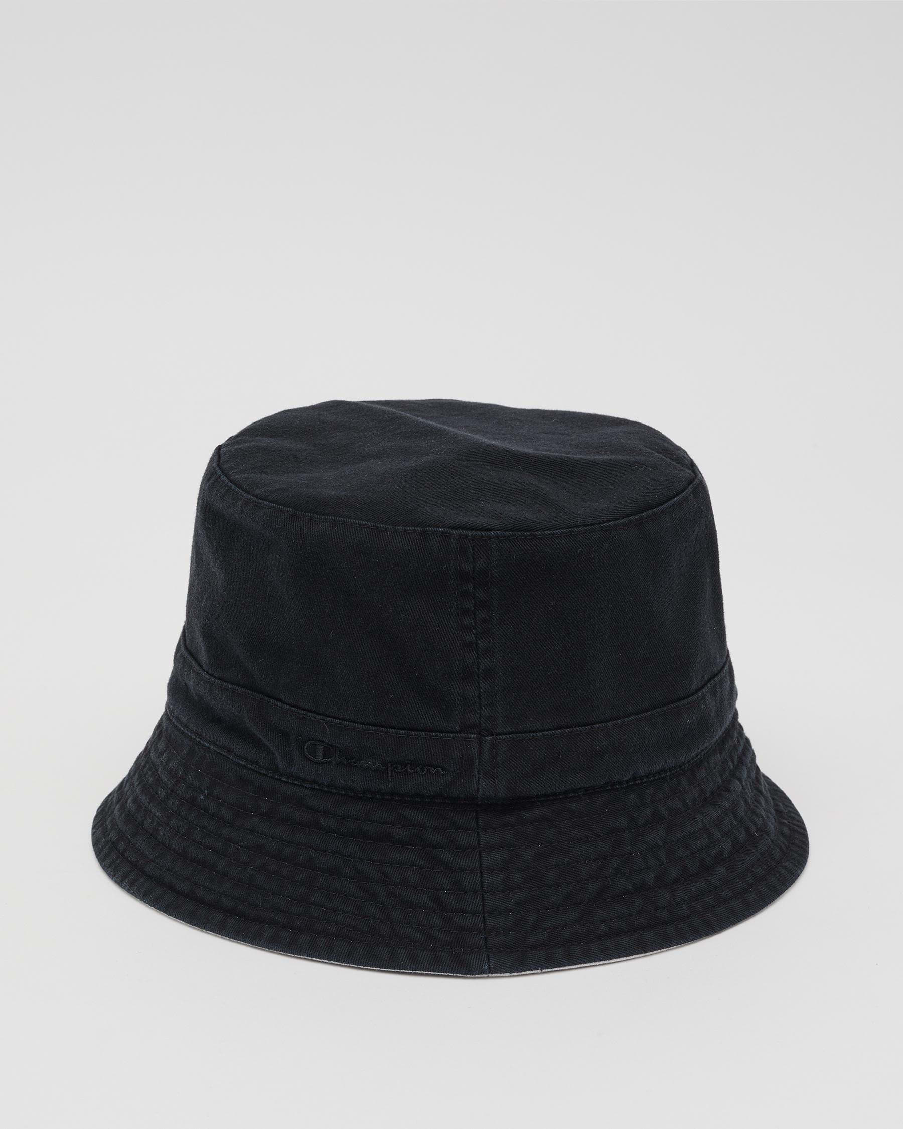 Champion Reversible Bucket Hat In Black/white | City Beach New Zealand