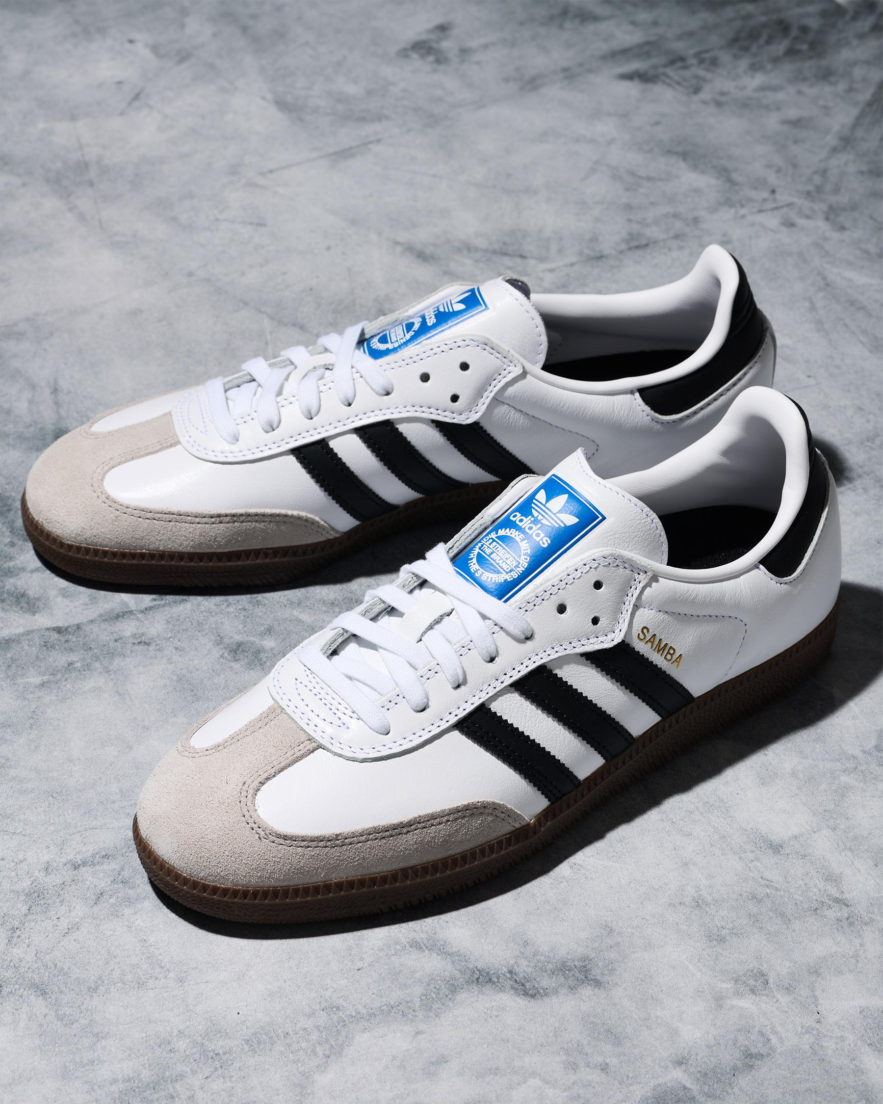 adidas Samba ADV Shoes In White/core-black/gum - FREE* Shipping