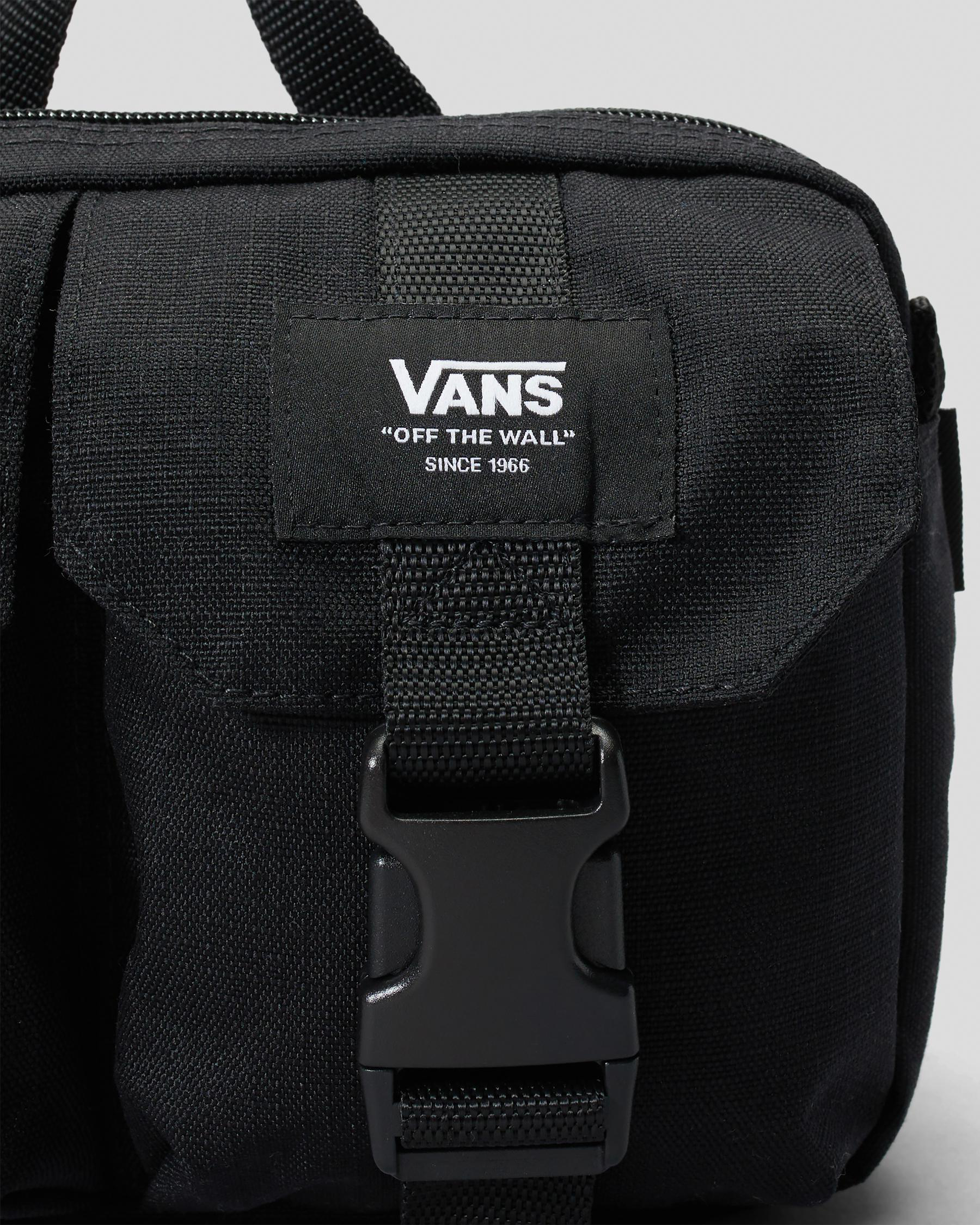 Shop Vans Persue Shoulder Bag In Black Ripstop Fast Shipping & Easy