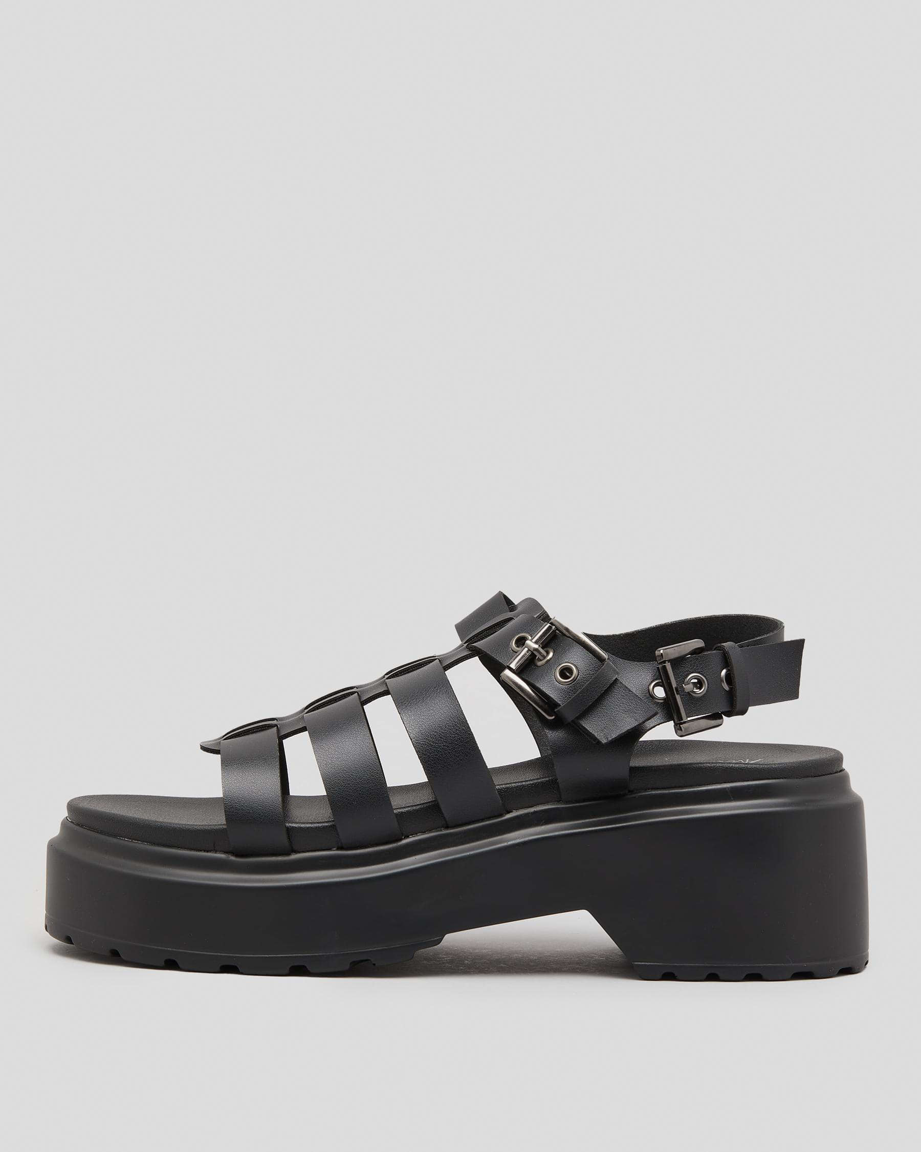 Ava And Ever Nova Flatform Shoes In Black - Fast Shipping & Easy ...