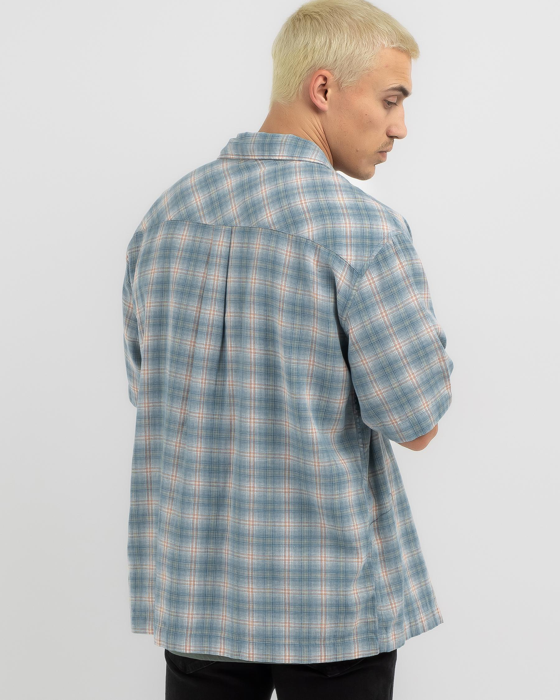 AFENDS Mens Everyday - Short Sleeve Shirt - Marlin