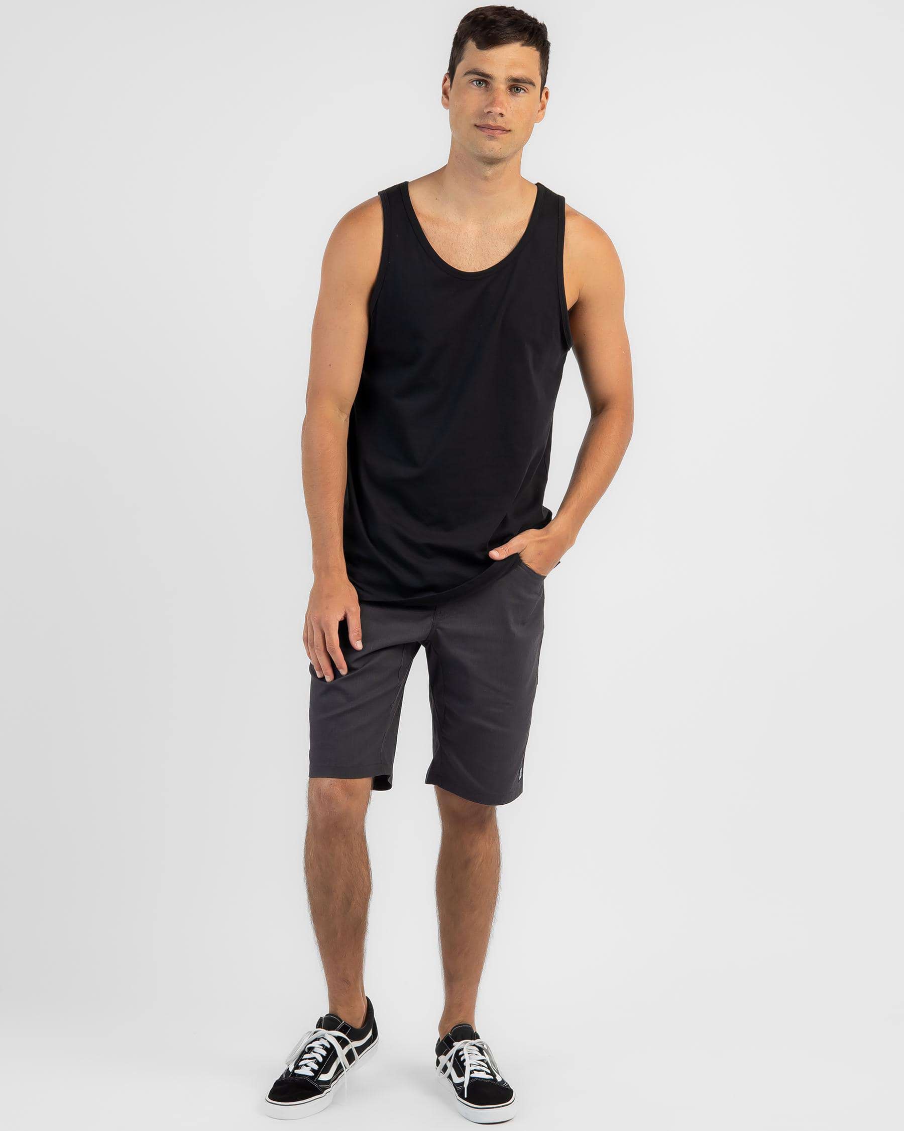 Dexter Raider Cargo Shorts In Charcoal - Fast Shipping & Easy Returns ...