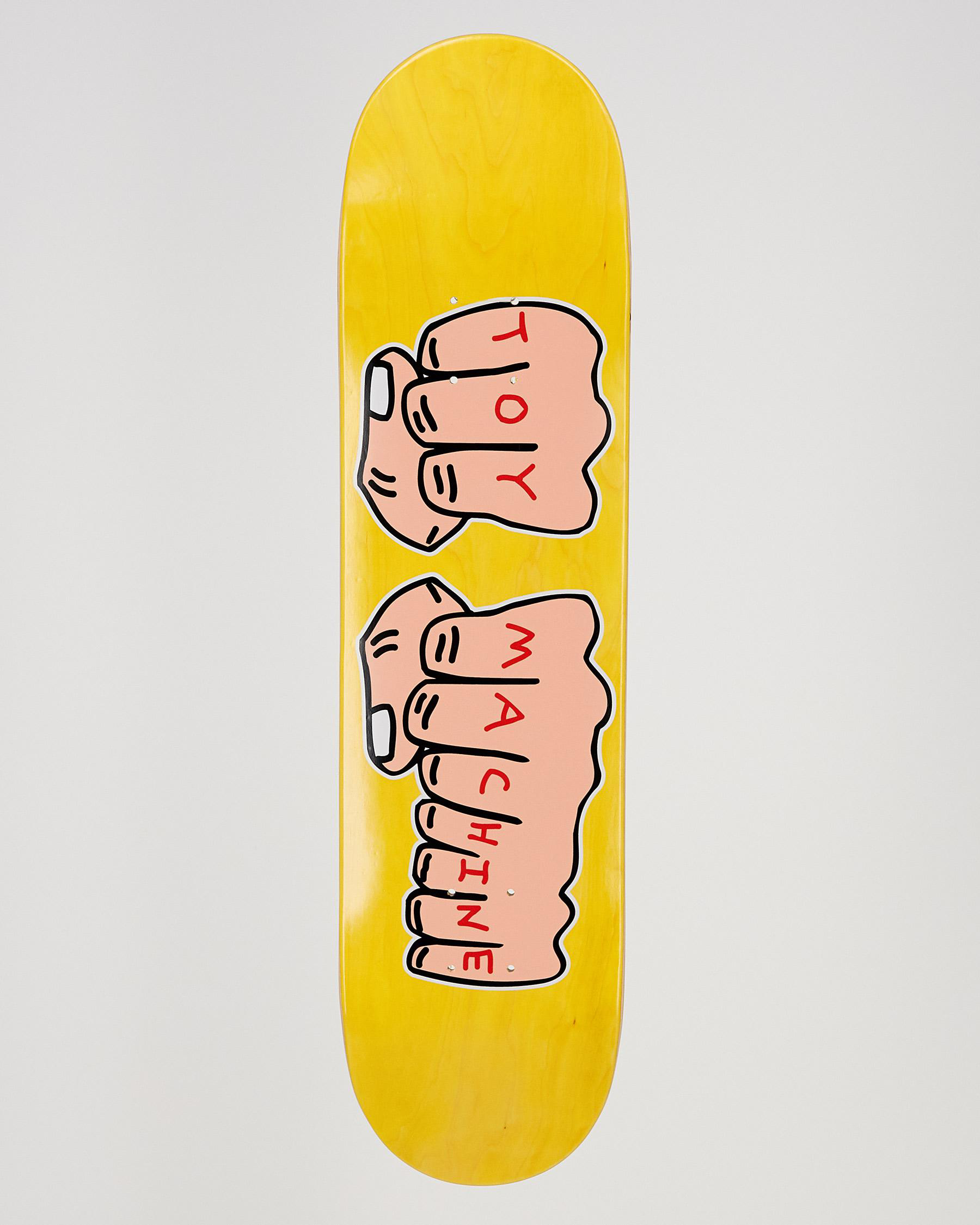 Shop Toy Machine Fists Skateboard Deck In Assorted Fast Shipping