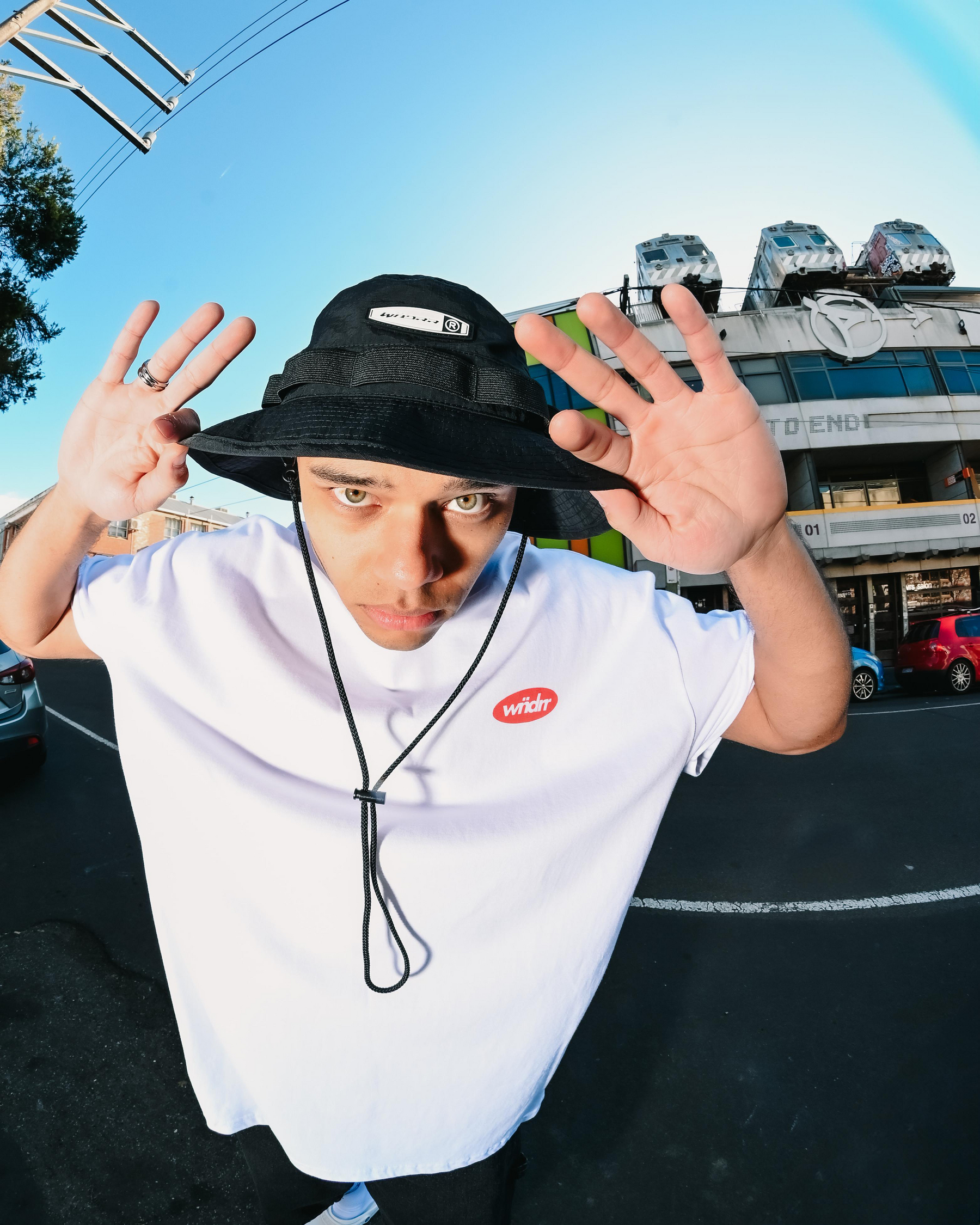 Wndrr Collective Box Fit Tee Black