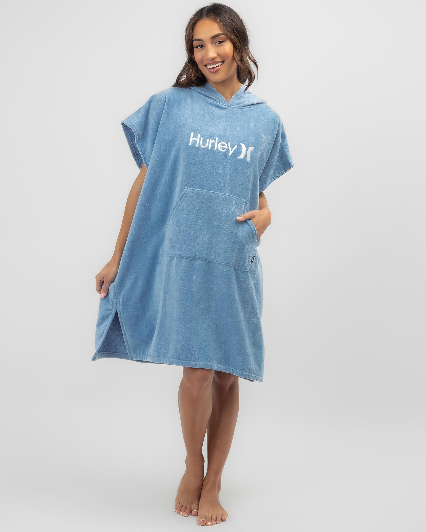 Hurley O&O Hooded Towel In Glacier Lake FREE* Shipping & Easy Returns City Beach New Zealand