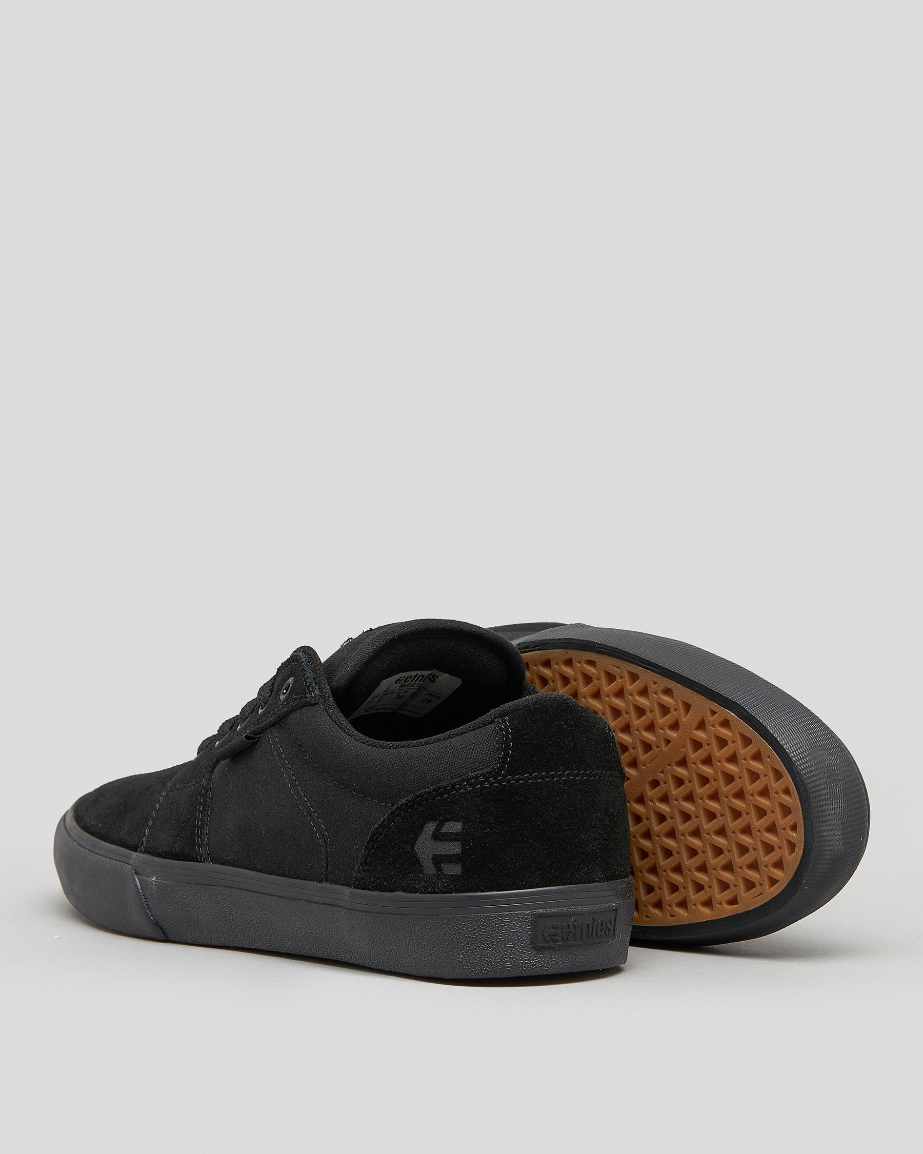 Shop Etnies Barge Shoes In Black/black/black Fast Shipping & Easy