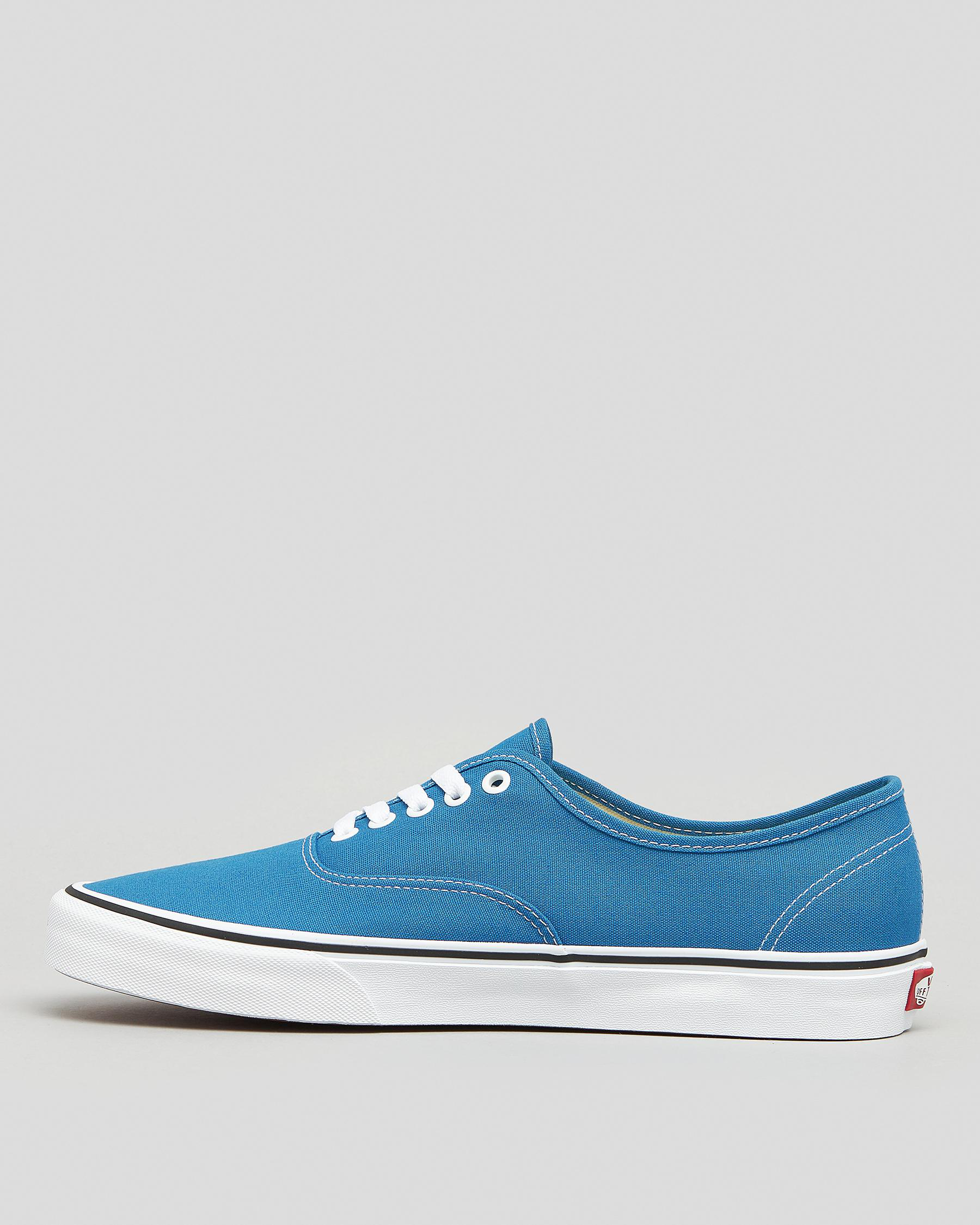 Shop Vans Authentic Shoes In Colour Theory Mediterranian Blue Fast