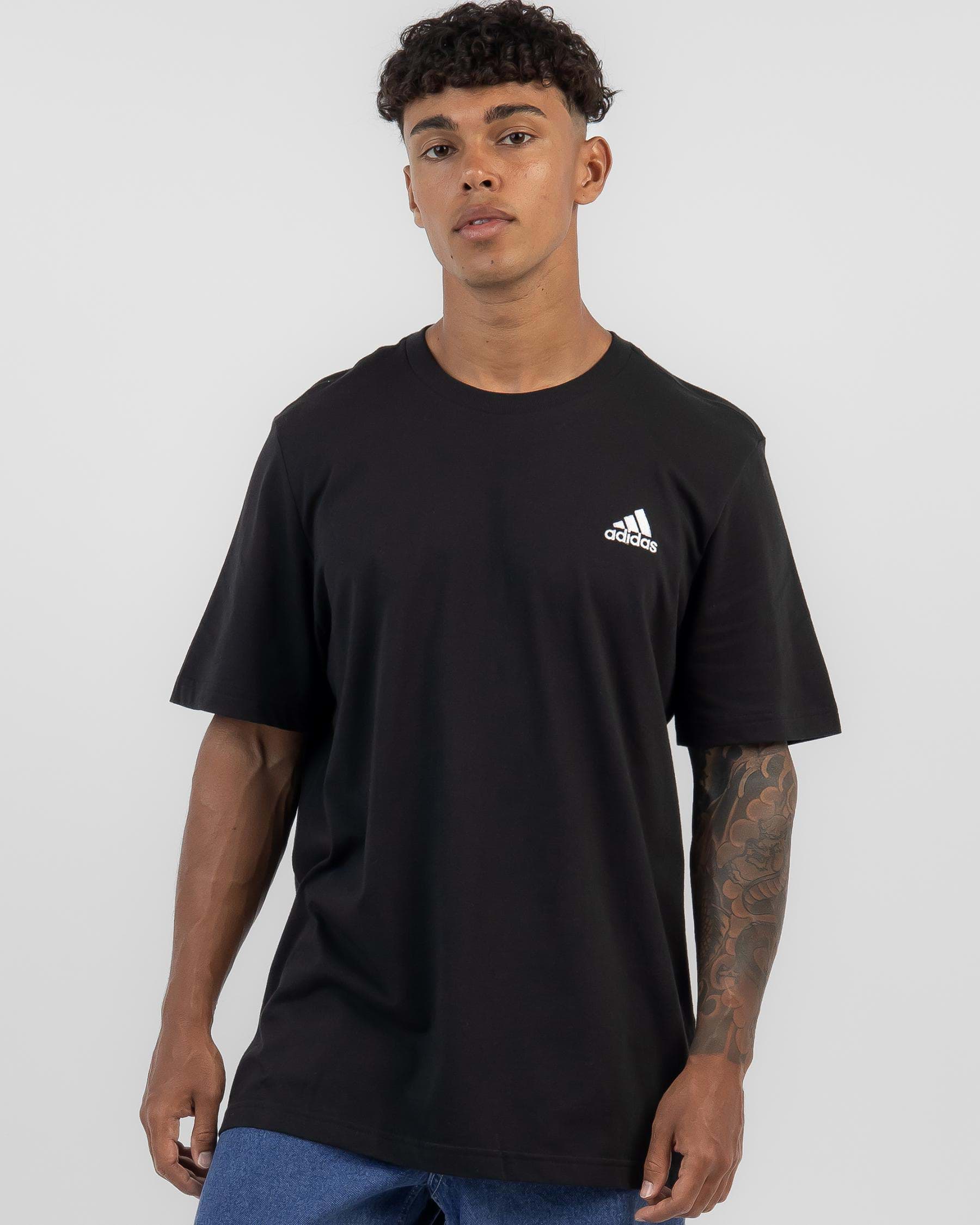 Adidas Small Logo T-Shirt In Black - Fast Shipping & Easy Returns ...