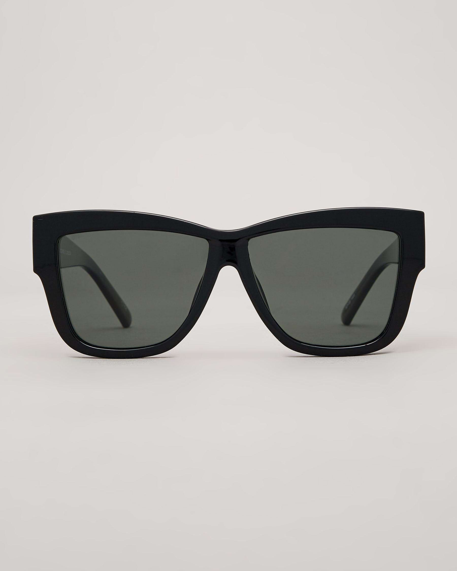 Le Specs Total Eclipse Polarized Sunglasses In Black/khaki - Fast ...