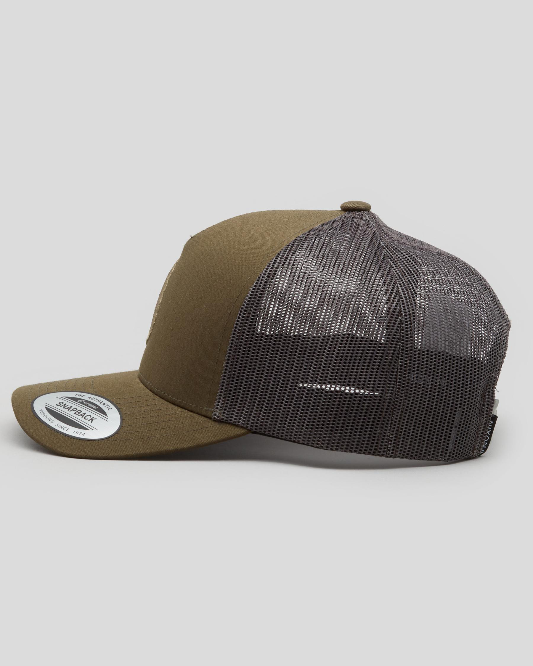 Nixon Iconed Trucker Hat Charcoal/ Black One Size