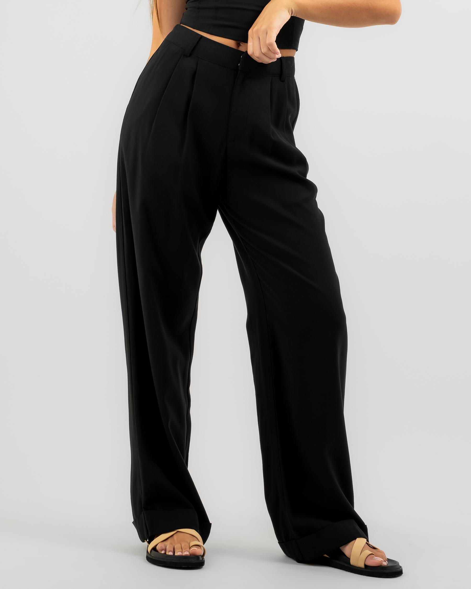 Ava And Ever Viktoria Pants In Black - Fast Shipping & Easy Returns ...