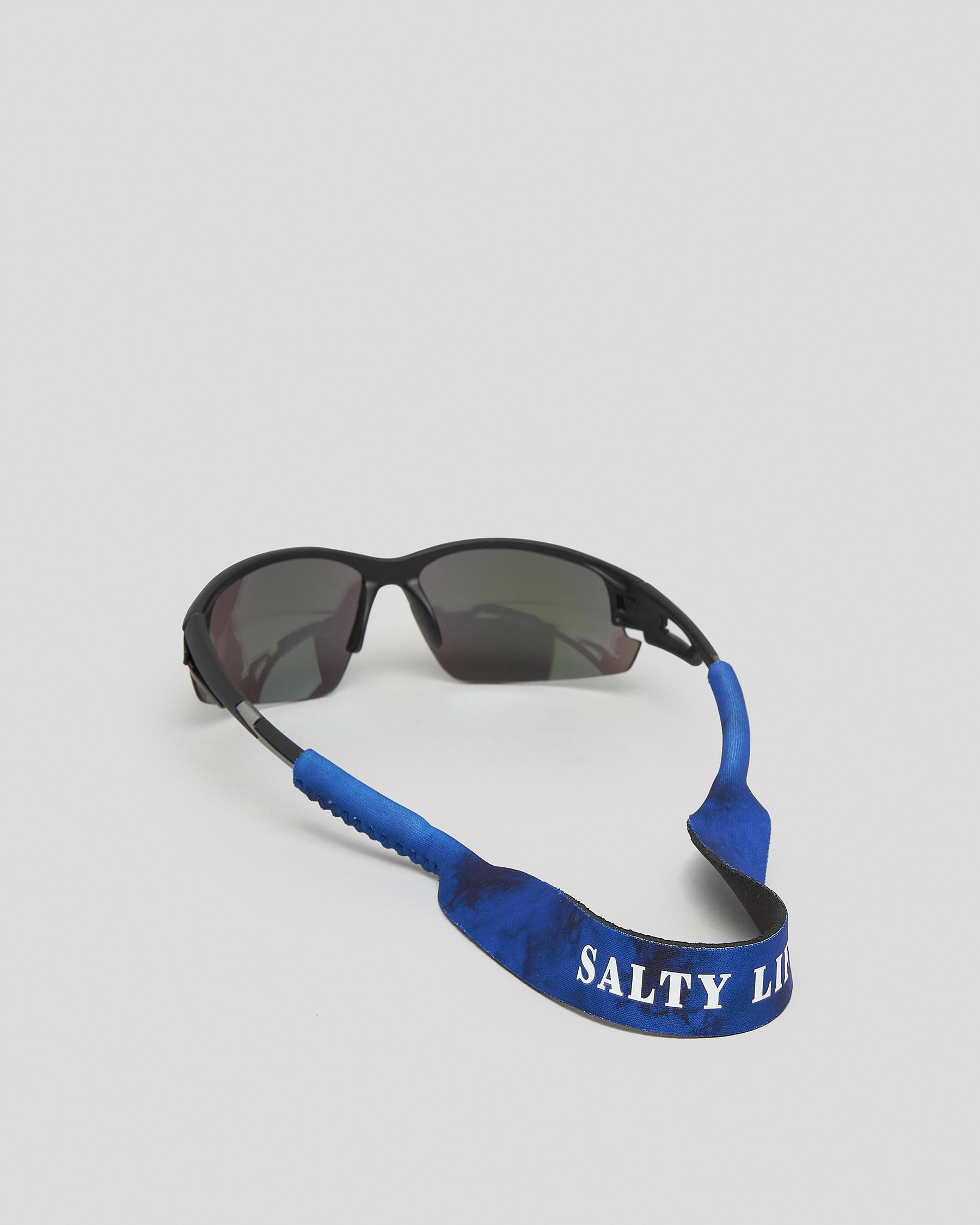 Salty Life Forecast Sunglasses Strap In Blue Mottle FREE* Shipping