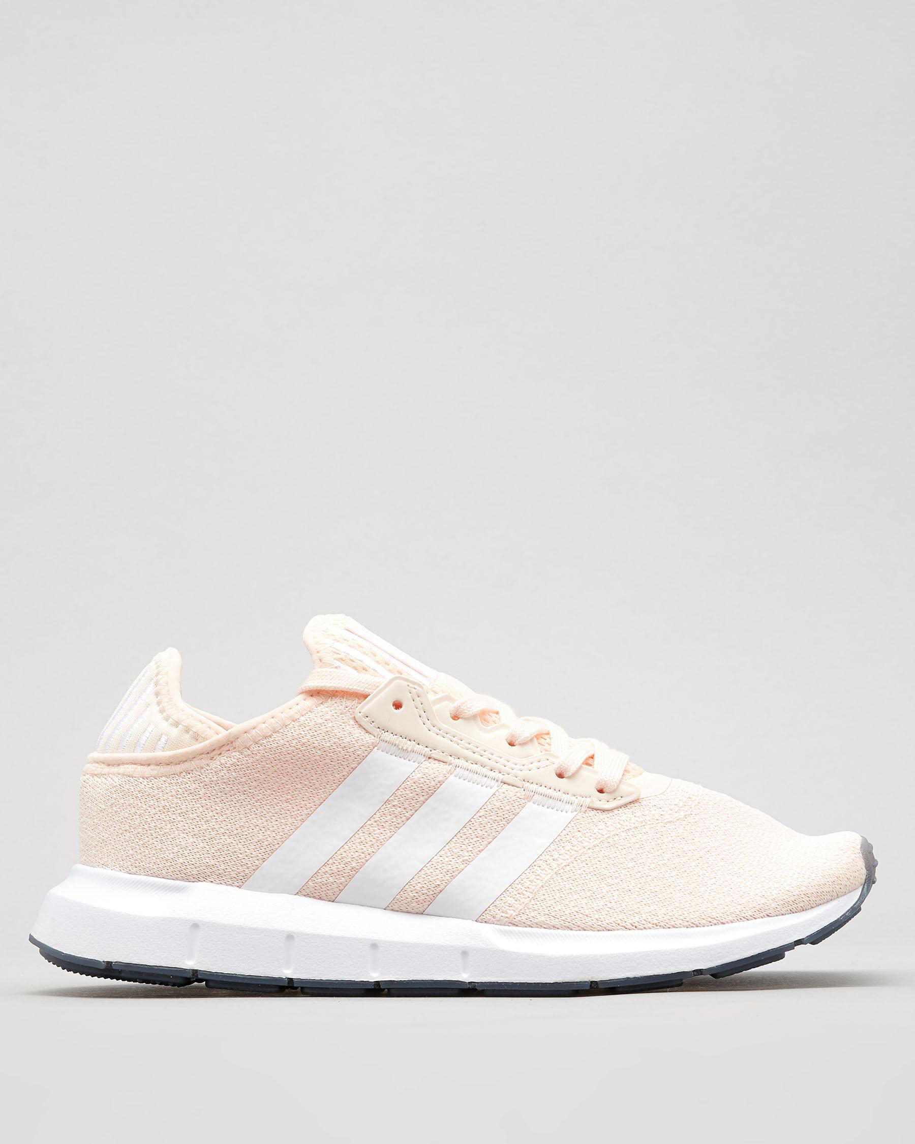 Shop adidas Womens Swift Run X Shoes In Pink Tint/white/black Fast