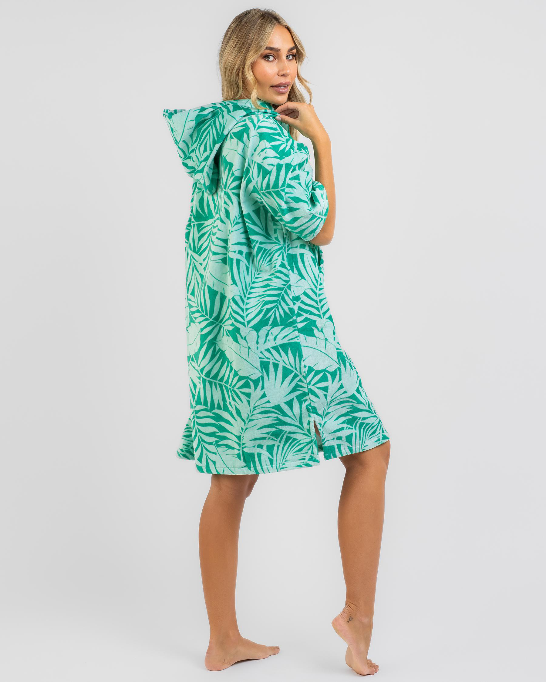 Shop Billabong Hooded Towel In Seaspray Fast Shipping & Easy Returns