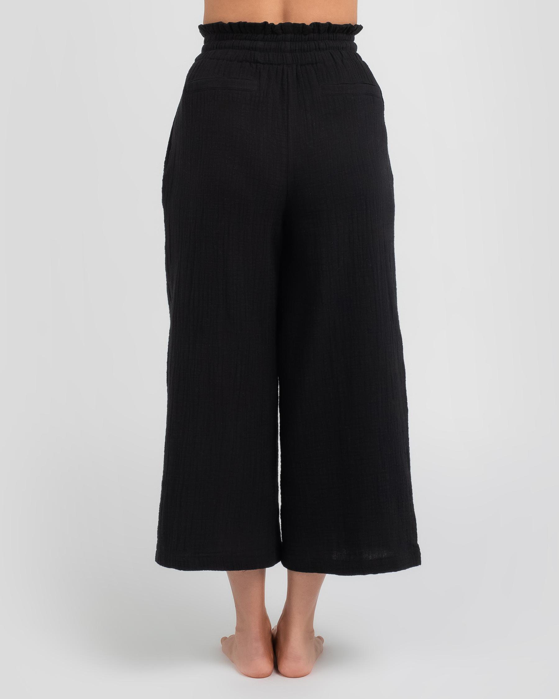 Shop Ava And Ever Bondi Beach Pants In Black Fast Shipping & Easy Returns City Beach Australia
