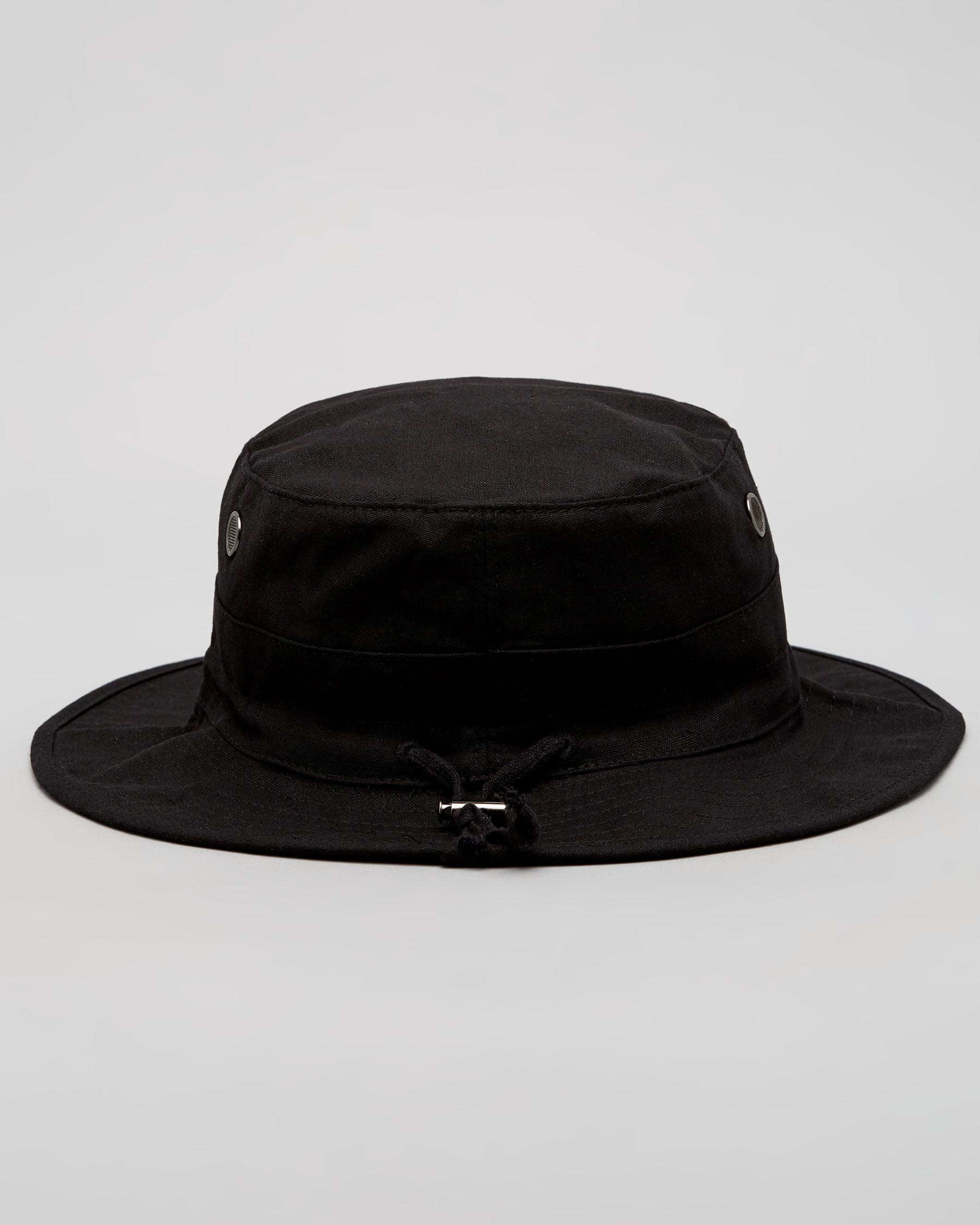 Afends Nirvana Bucket Hat In Black - Fast Shipping & Easy Returns ...