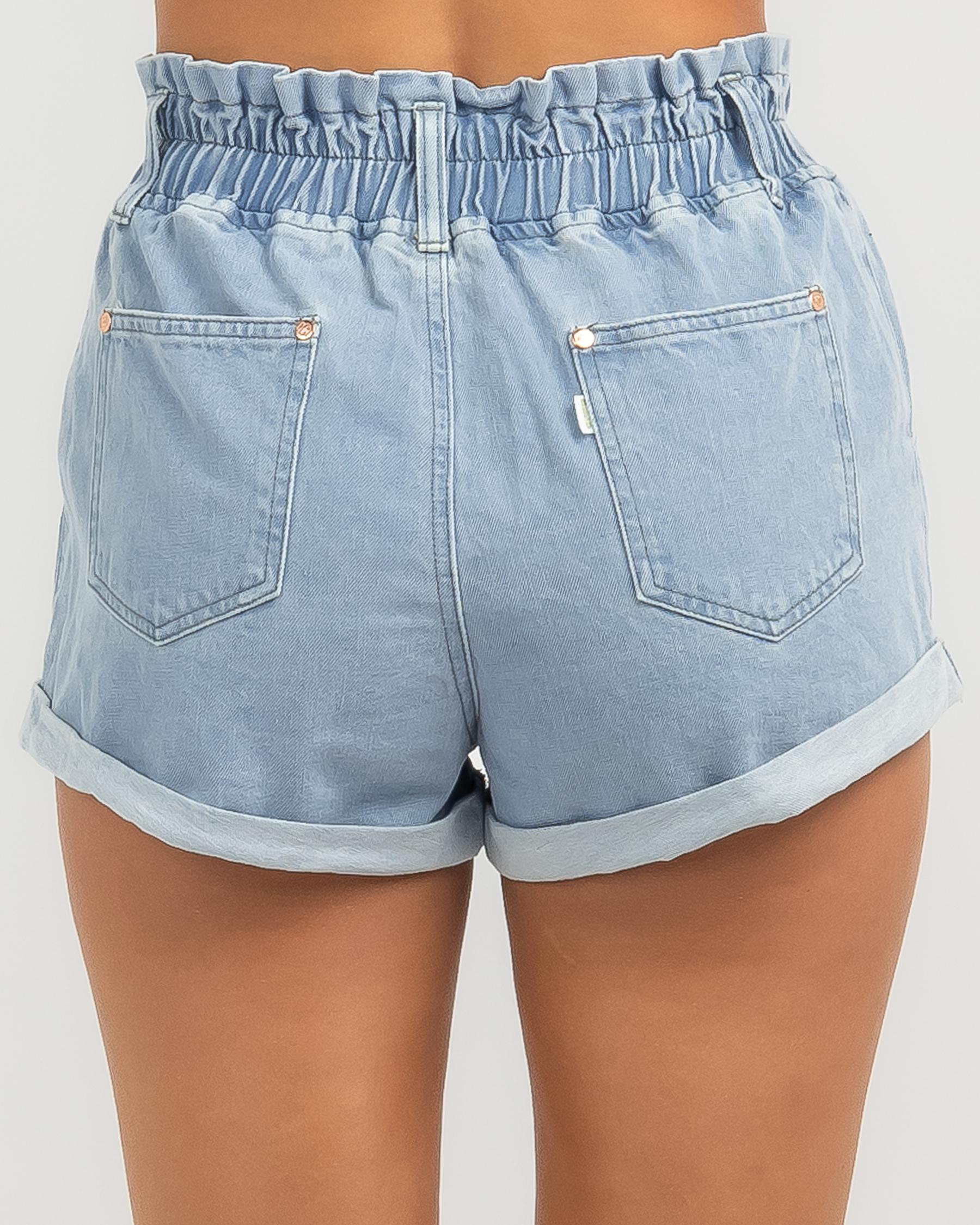 Used Jasper Shorts In Mid Blue | City 