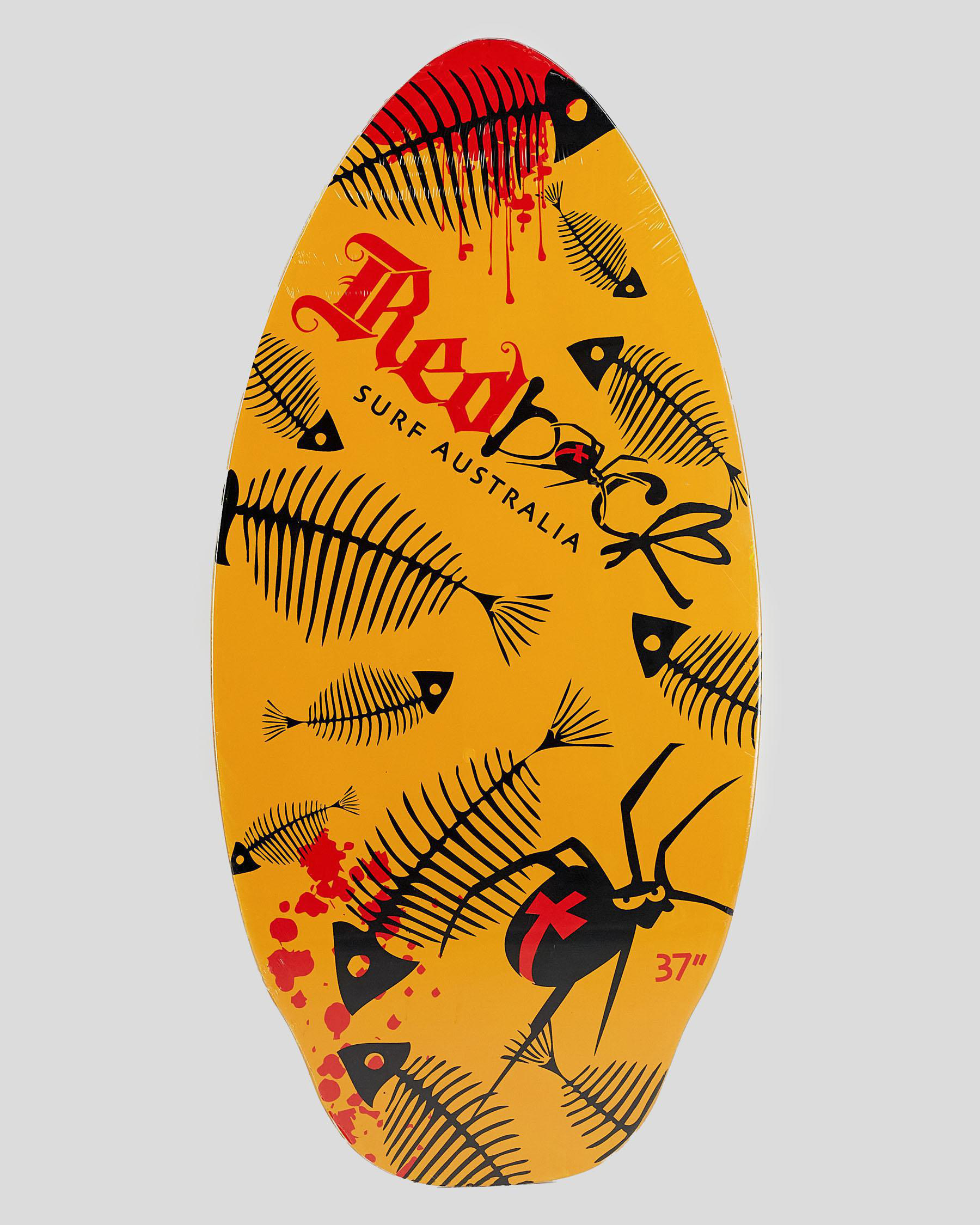 Redback Redback Timber 37" Skimboard In Yellow Fast Shipping & Easy