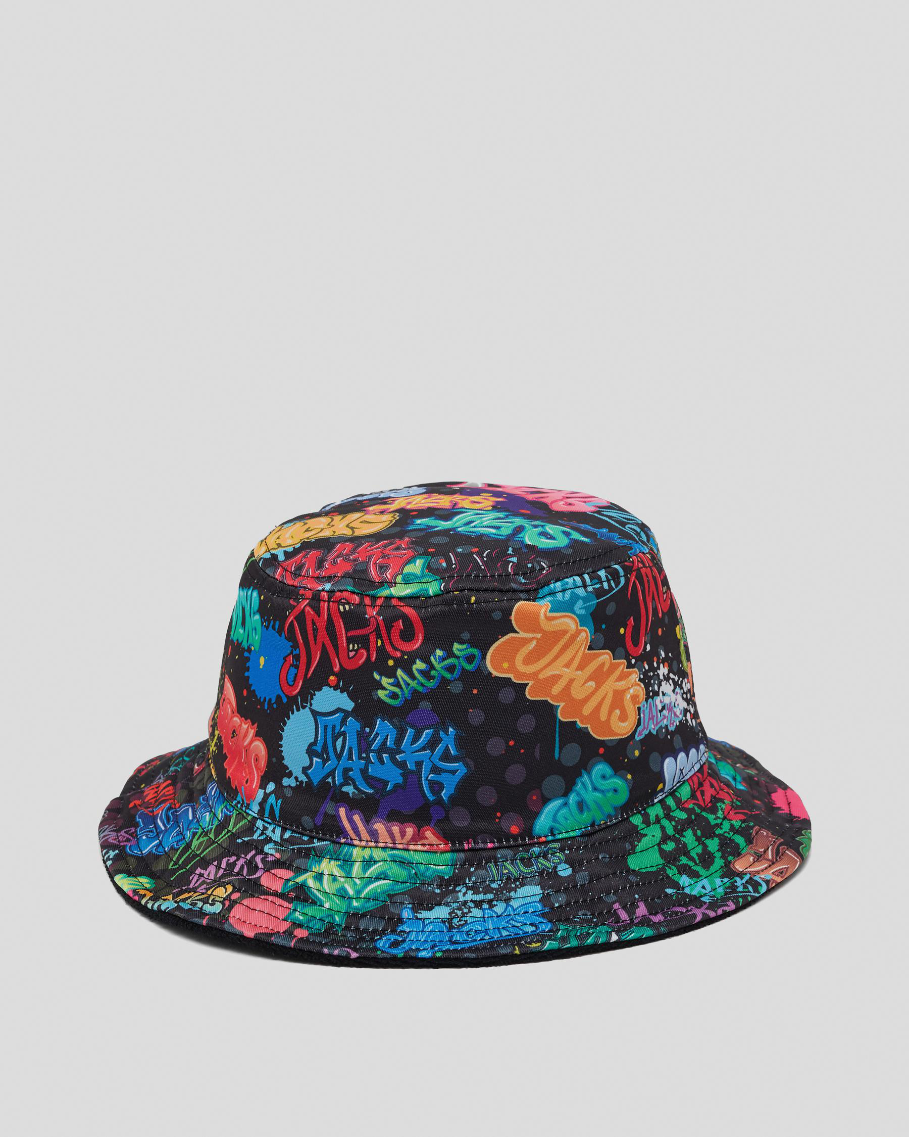 Jacks Toddlers' Metro Bucket Hat In Black FREE* Shipping & Easy