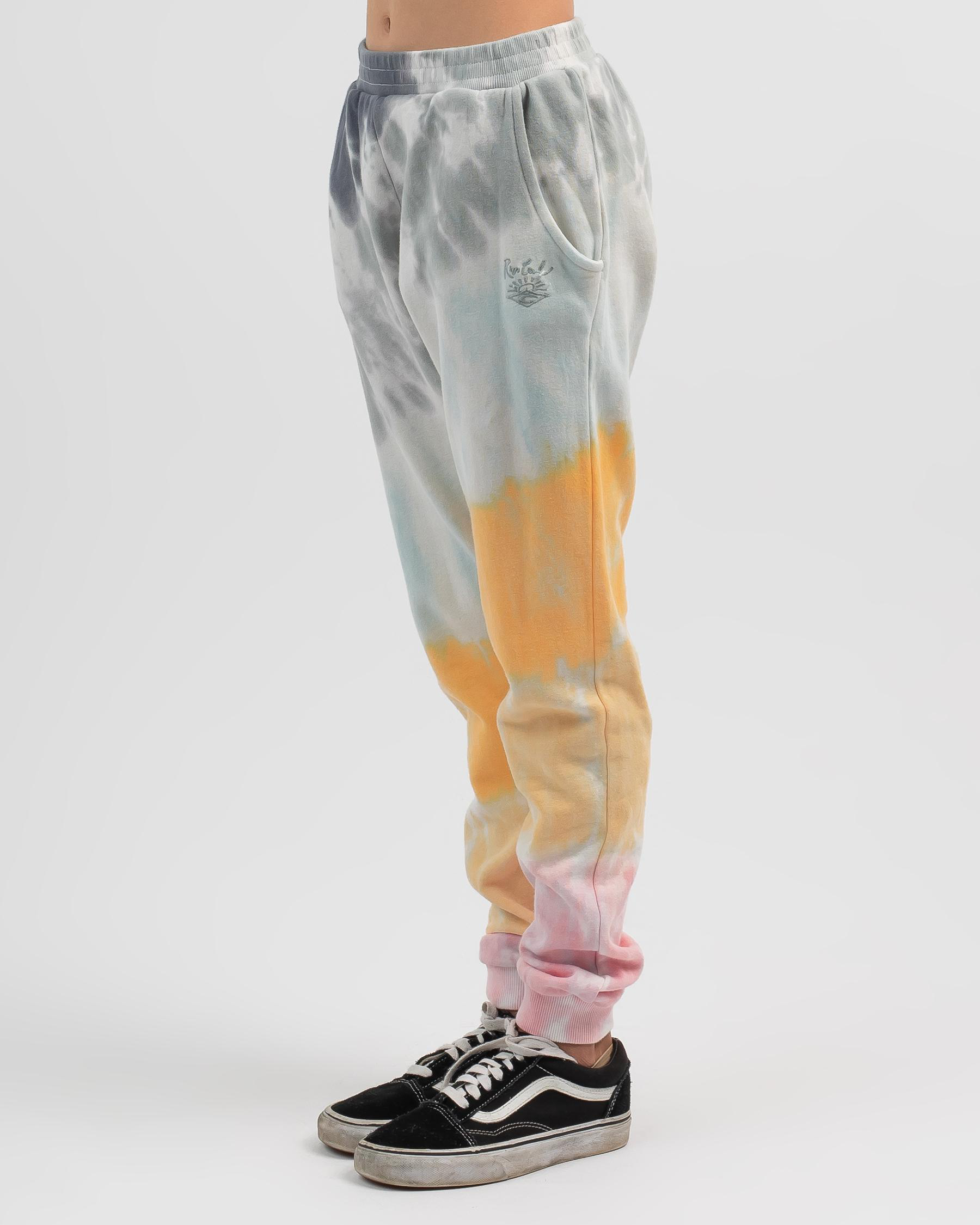 Shop Rip Curl Girls' Surf Trip Track Pants In Multico Fast Shipping