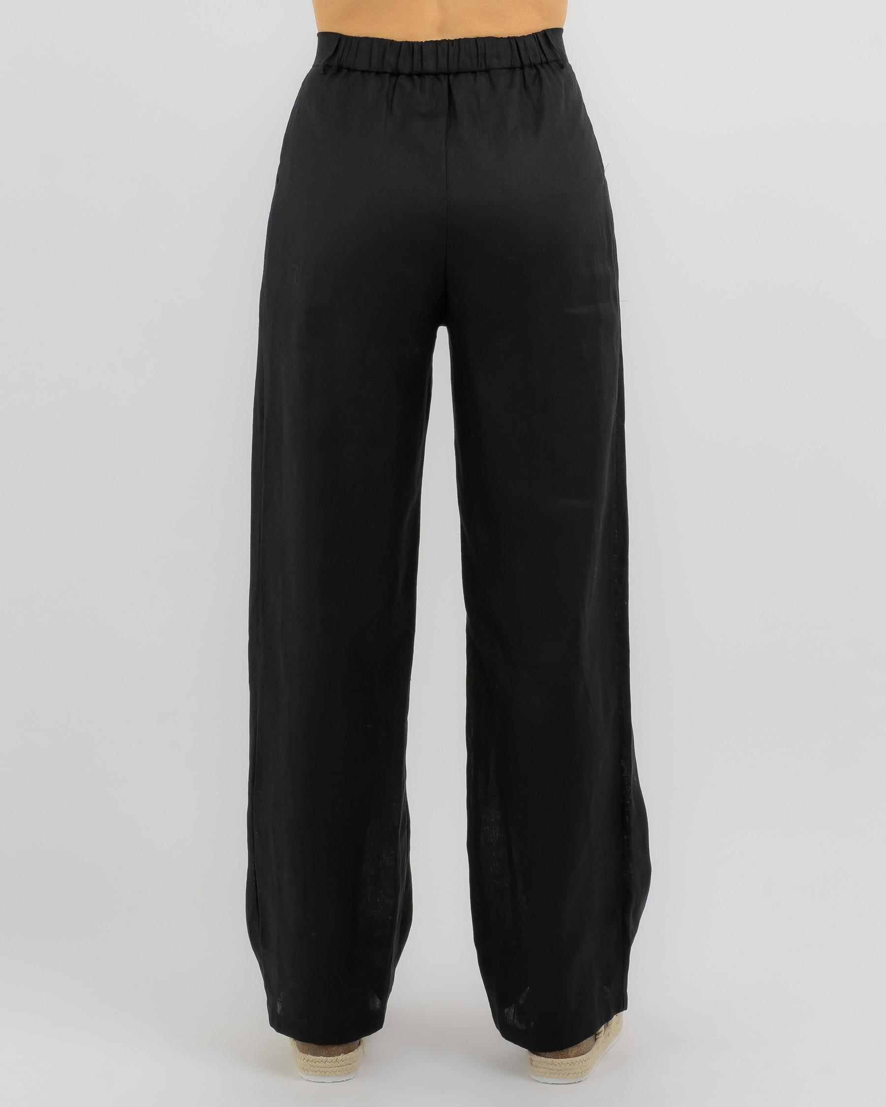 YH & Co Amelie Pants In Black - Fast Shipping & Easy Returns - City ...