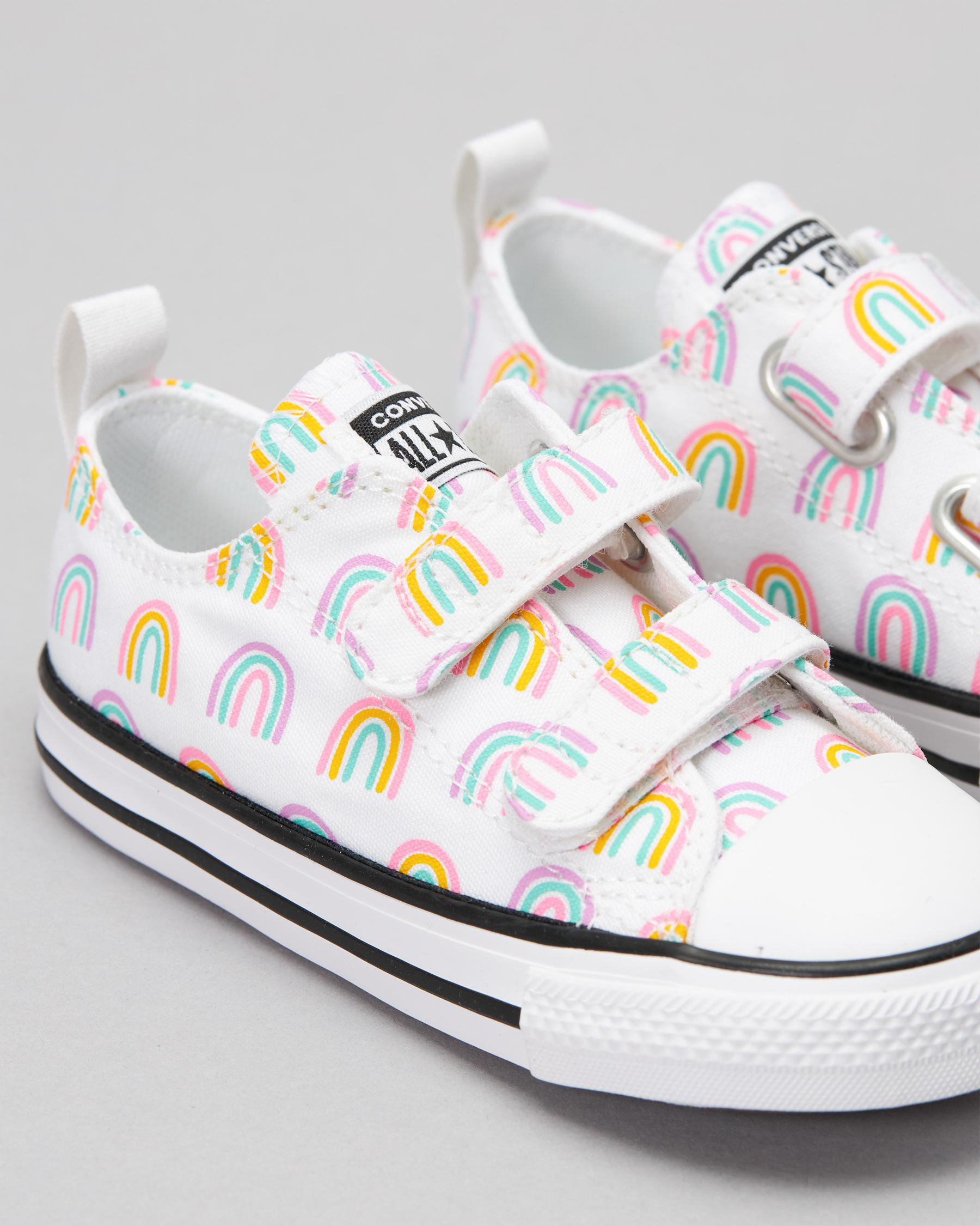 Shop Converse Toddlers' Chuck Taylor All Star EasyOn Rainbow Shoes In