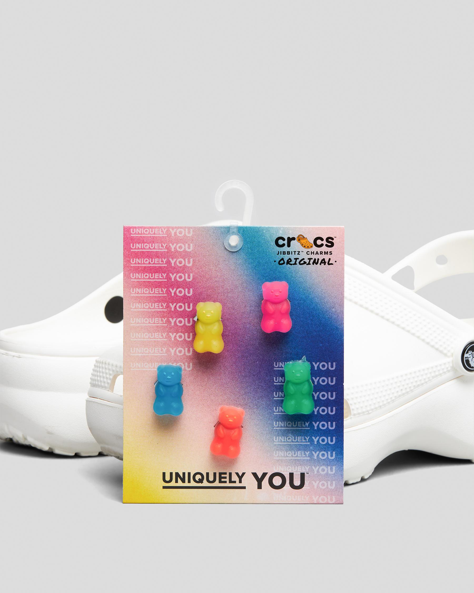 Shop Crocs Candy Bear Jibbitz 5 Pack In Multi - Fast Shipping & Easy ...