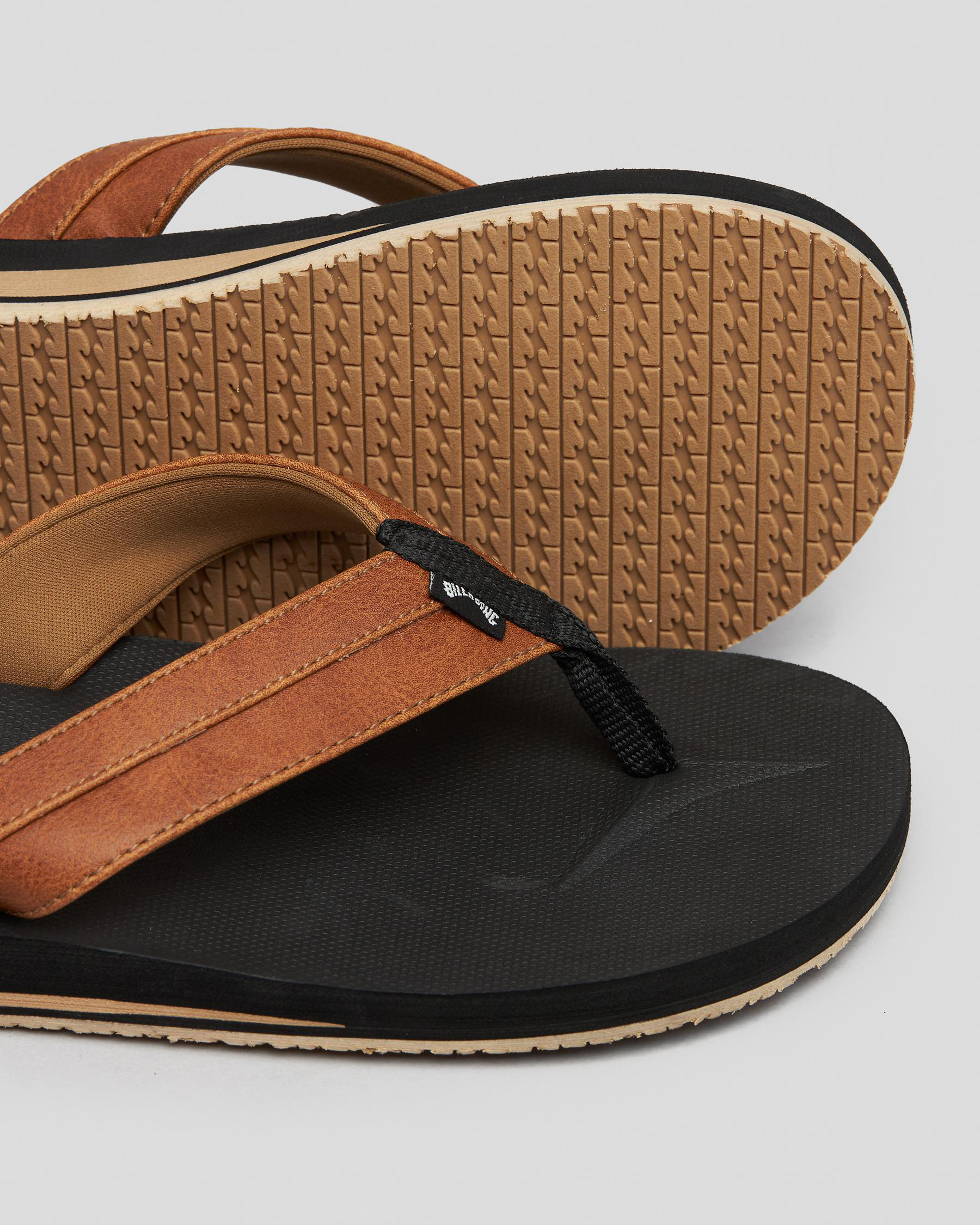 Billabong Mens All Day Impact Thongs (Navy Tan)