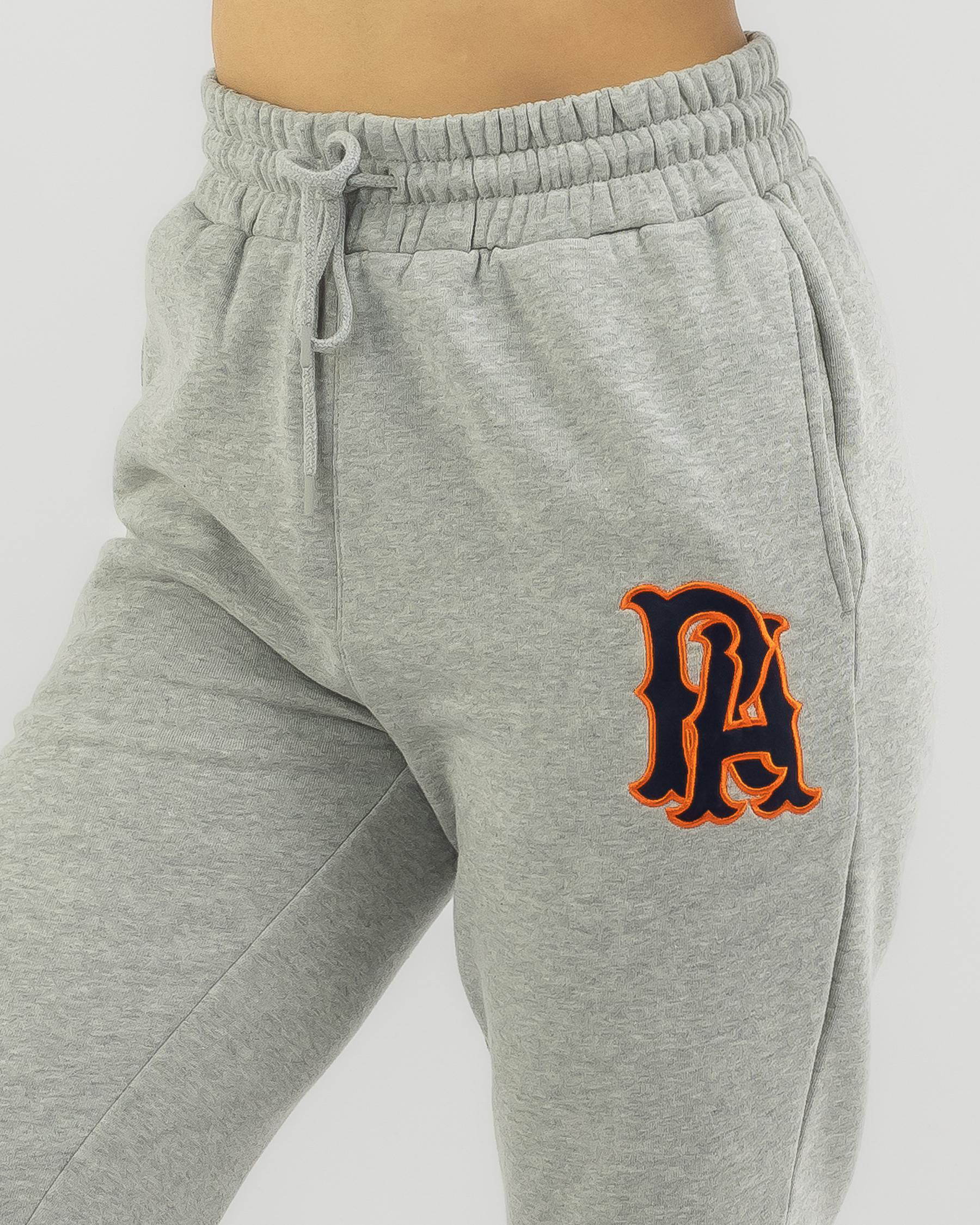 Russell Athletic Midfielder Track Pants In Grey Marle - Fast Shipping ...