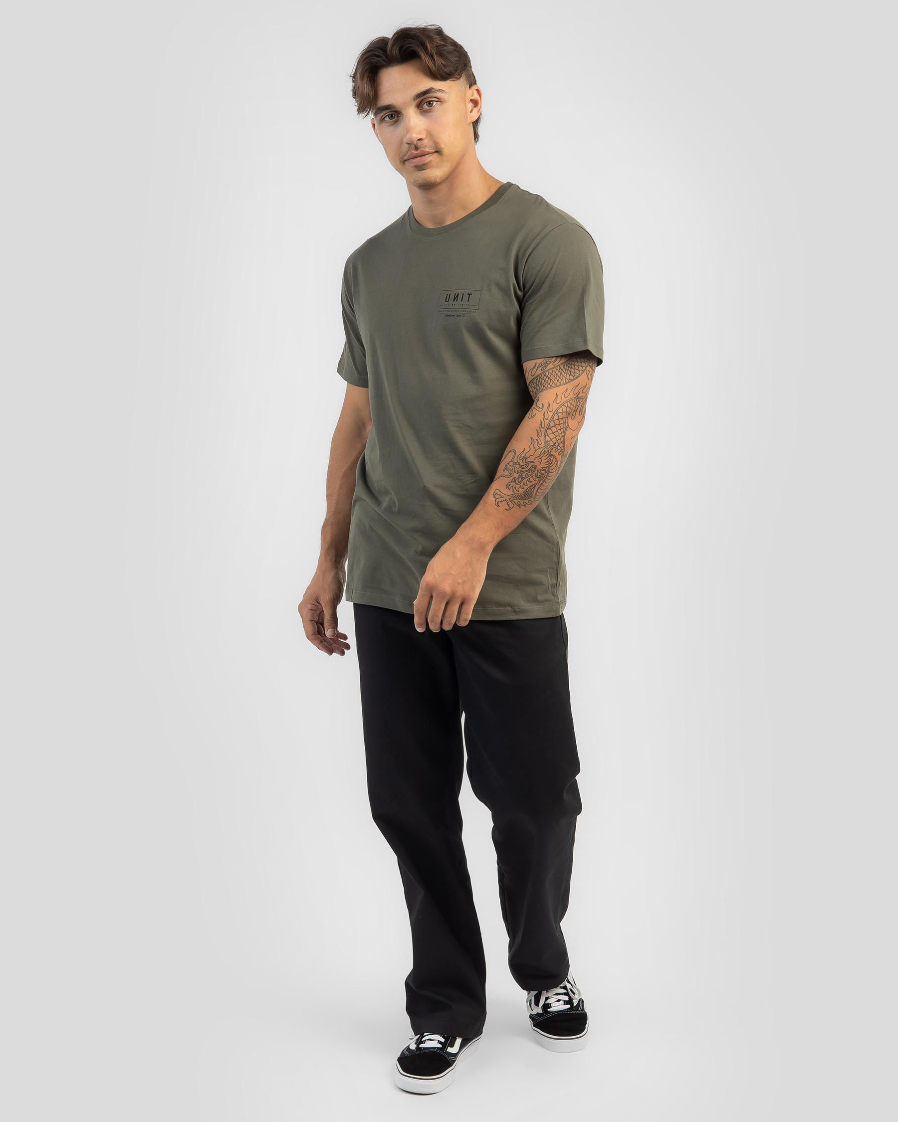 Unit Stance T-Shirt In Military - Fast Shipping & Easy Returns - City ...