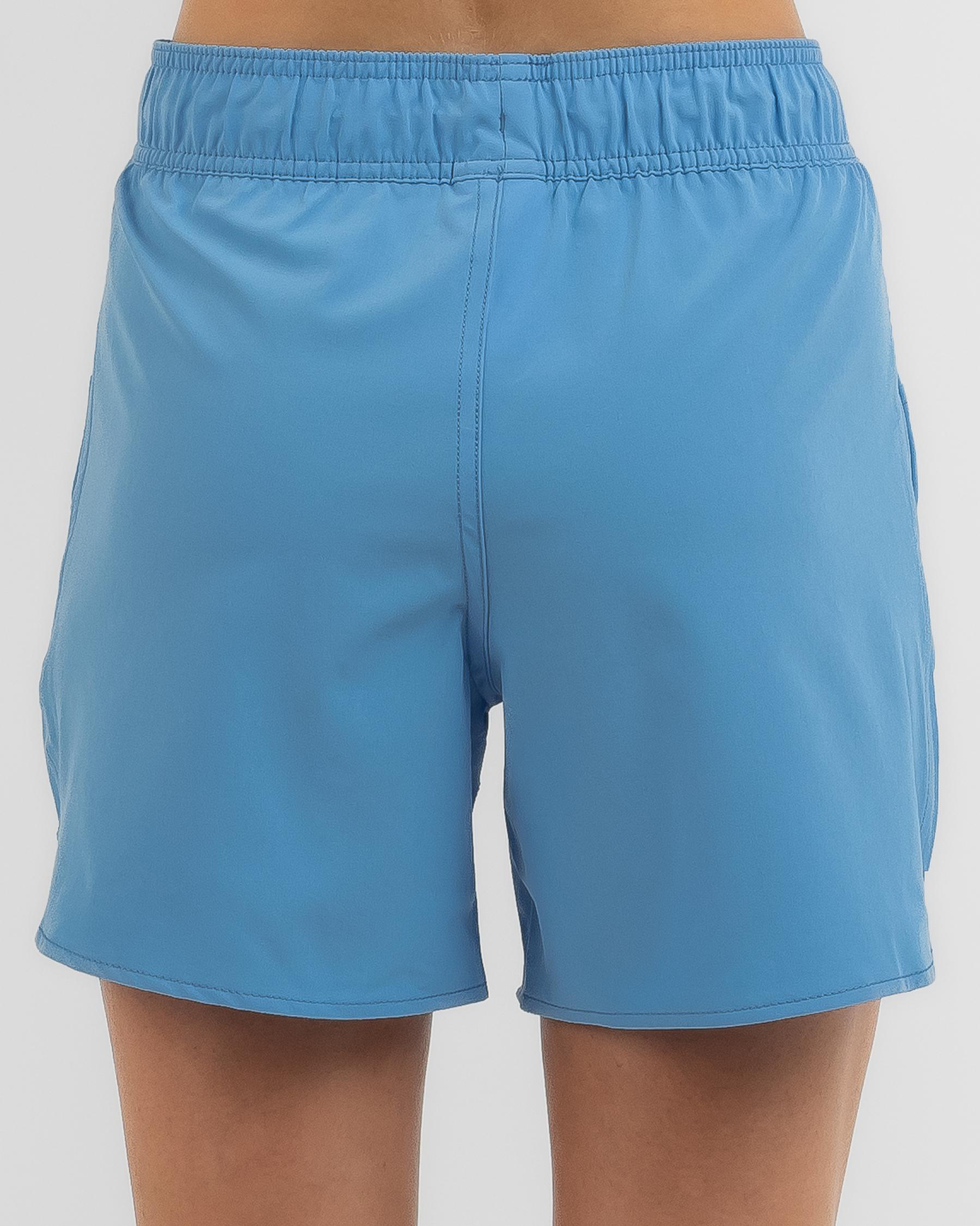 Roxy Wave Eco Board Shorts In Azure Blue - Fast Shipping & Easy Returns ...