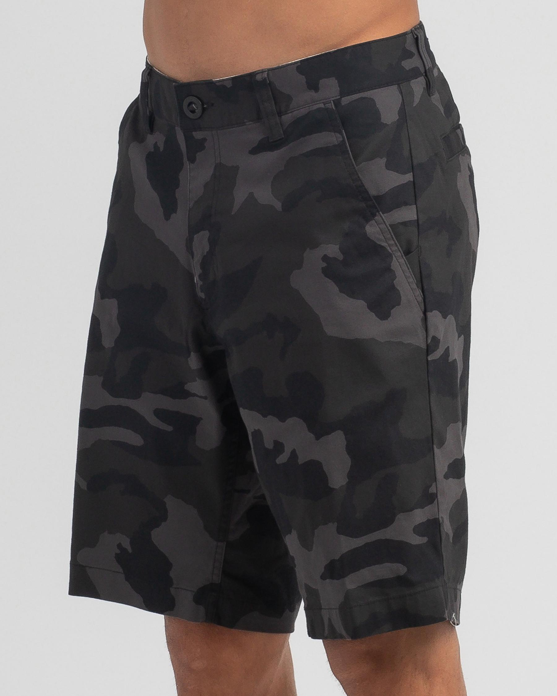 Shop Fox Essex Camo 2.0 Walk Shorts In Black Camo Fast Shipping & Easy Returns City Beach