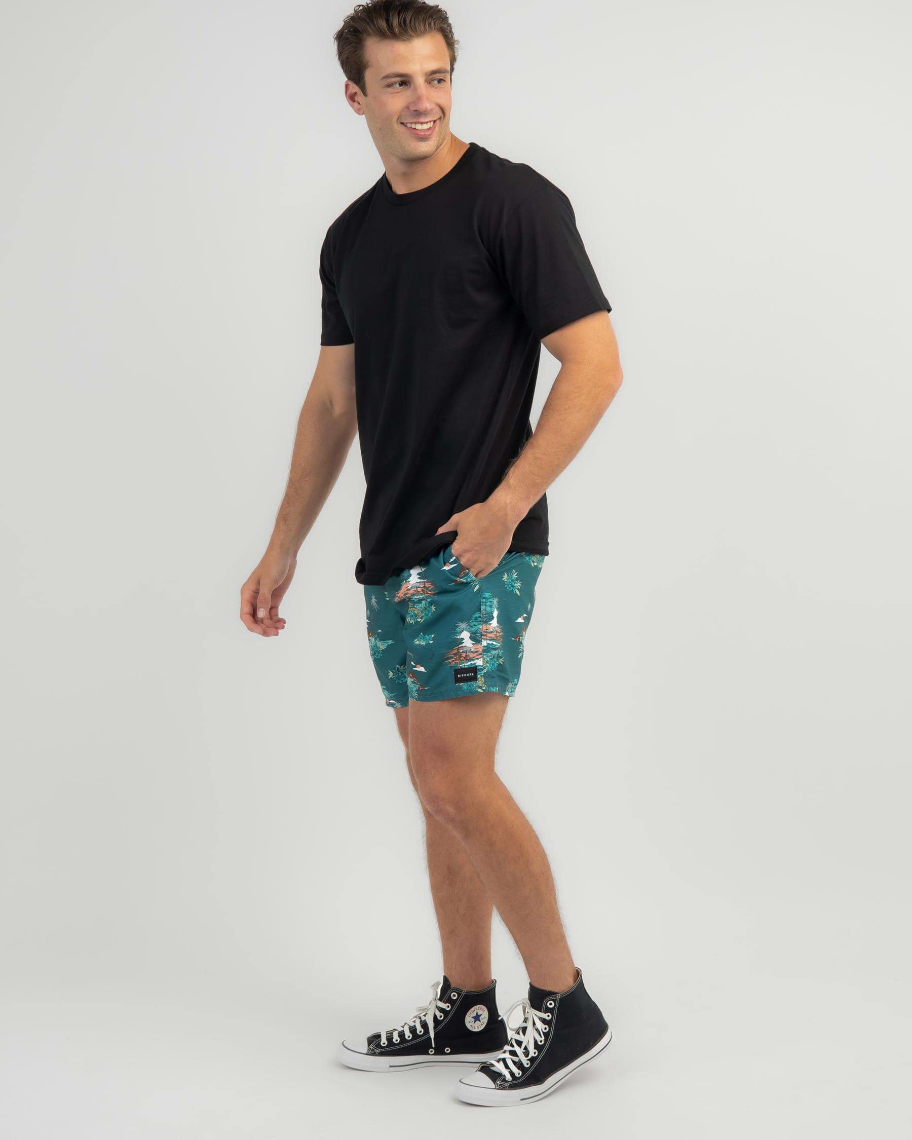 Rip Curl Dreamers Volley Board Shorts In Deep Ocean - Fast Shipping ...