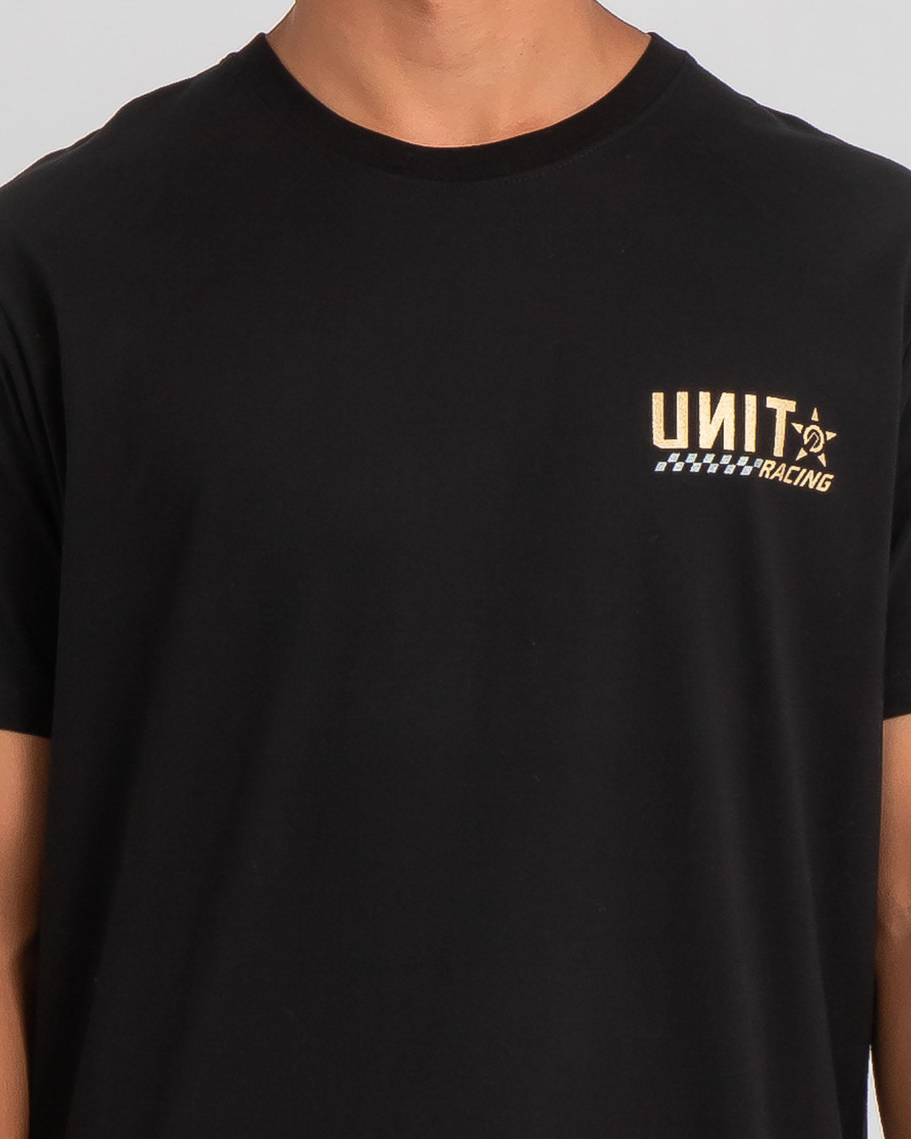 Shop Unit Racing T-Shirt In Black - Fast Shipping & Easy Returns - City ...