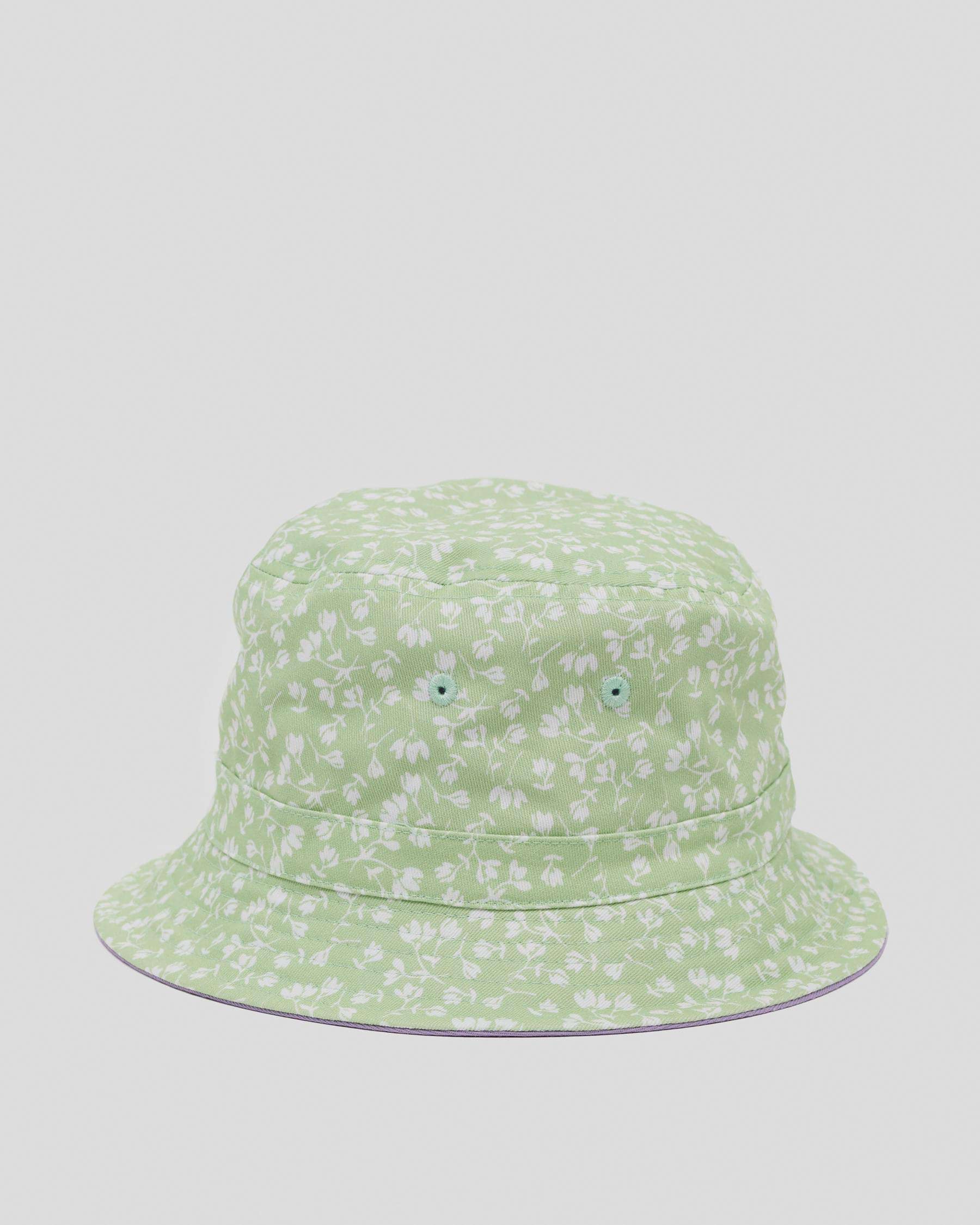 Shop RVCA Prairie Revo Bucket Hat In Lavender - Fast Shipping & Easy ...