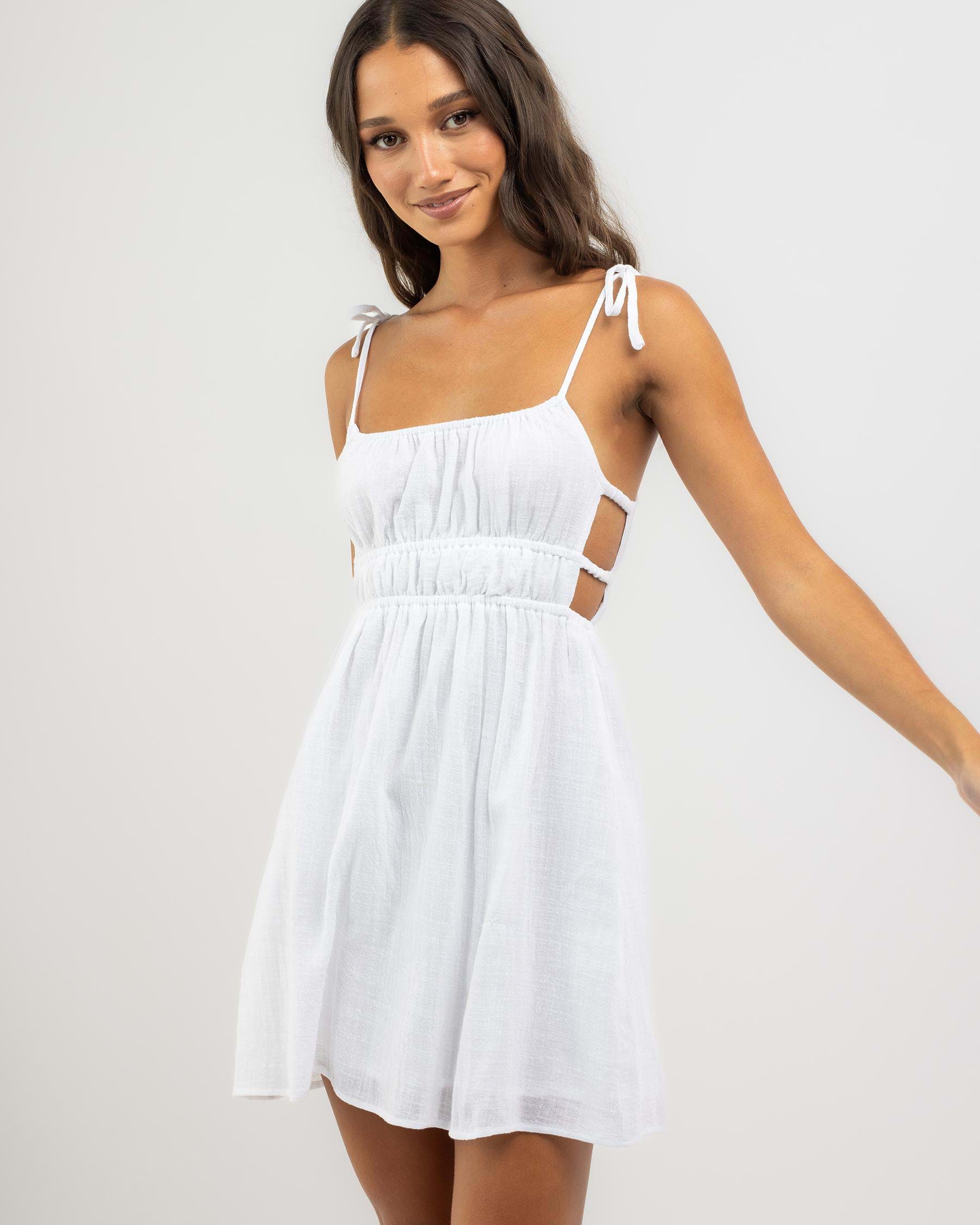 Mooloola Starfish Dress In White - Fast Shipping & Easy Returns - City ...