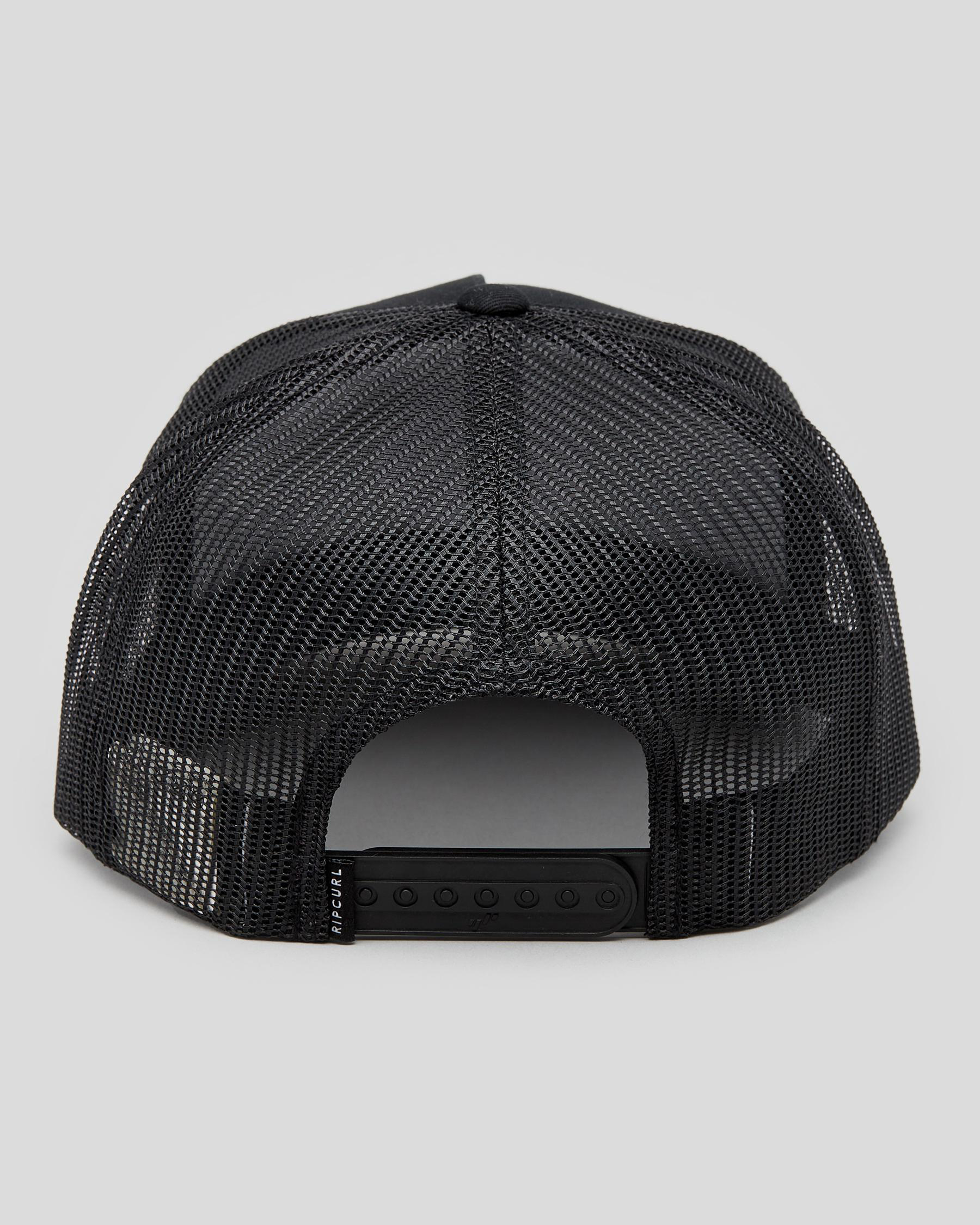 Rip Curl Icons Trucker Cap In Black - Fast Shipping & Easy Returns ...