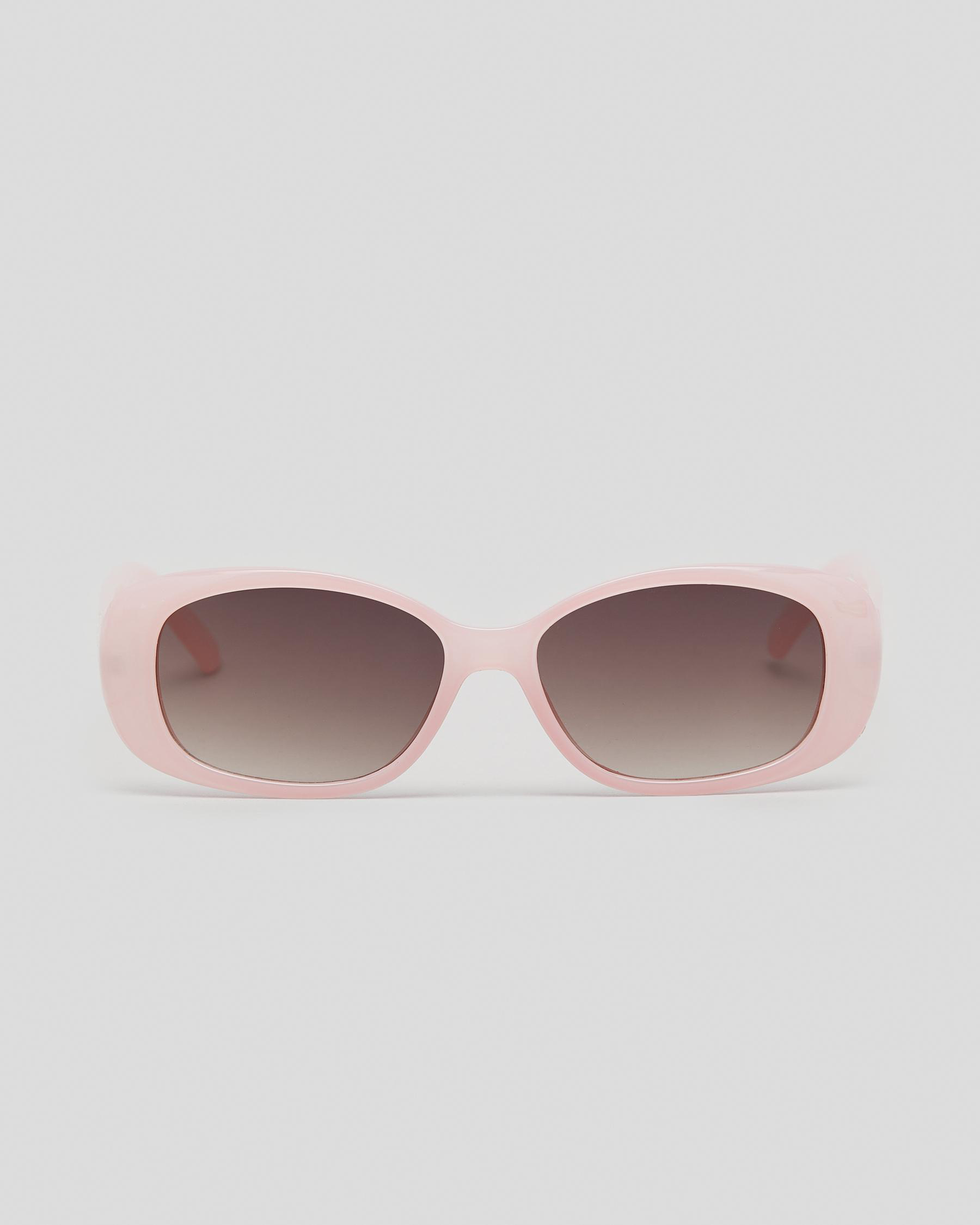 Shop Indie Eyewear Halifax Sunglasses In Petal Pink/smoke Brown Fast